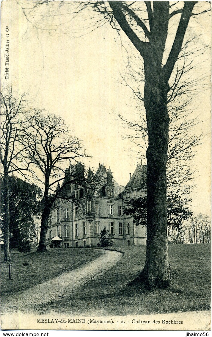 53 - Meslay-du-Maine - Château Des Rochères. - Meslay Du Maine