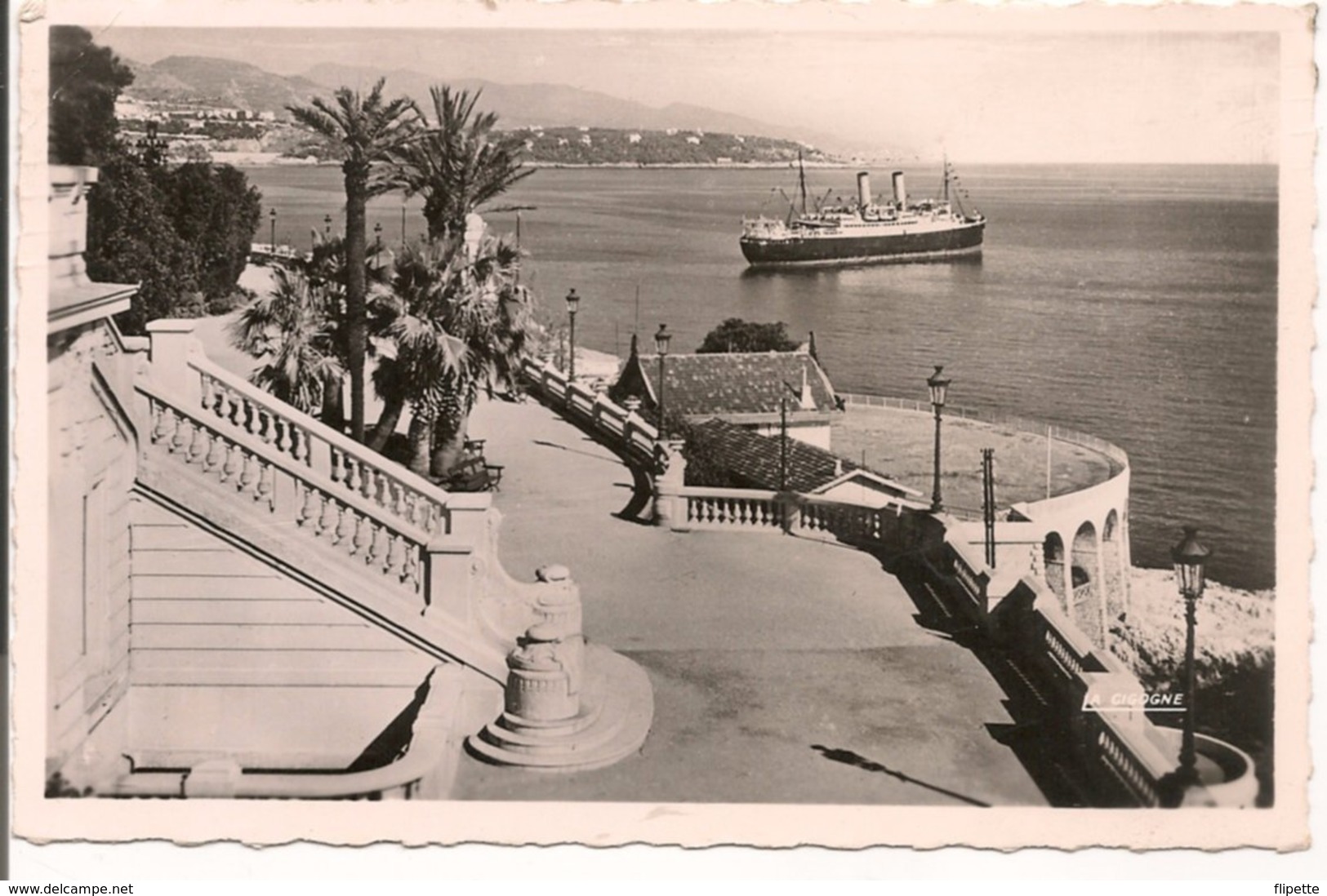 L20J492 - Monté Carlo - Les Terrasses Du Casino Et Le Tir Aux Pigeons -  La Cigogne N°1492 - Les Terrasses