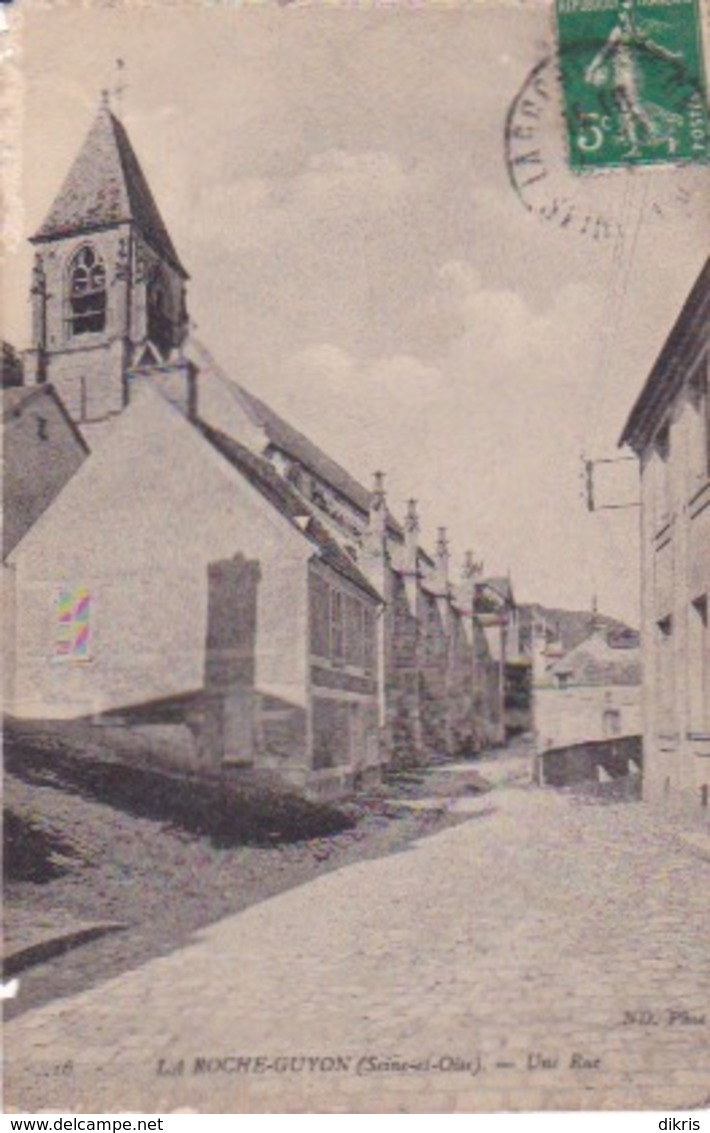 95-LA ROCHE-GUYON- UNE RUE - Nantua