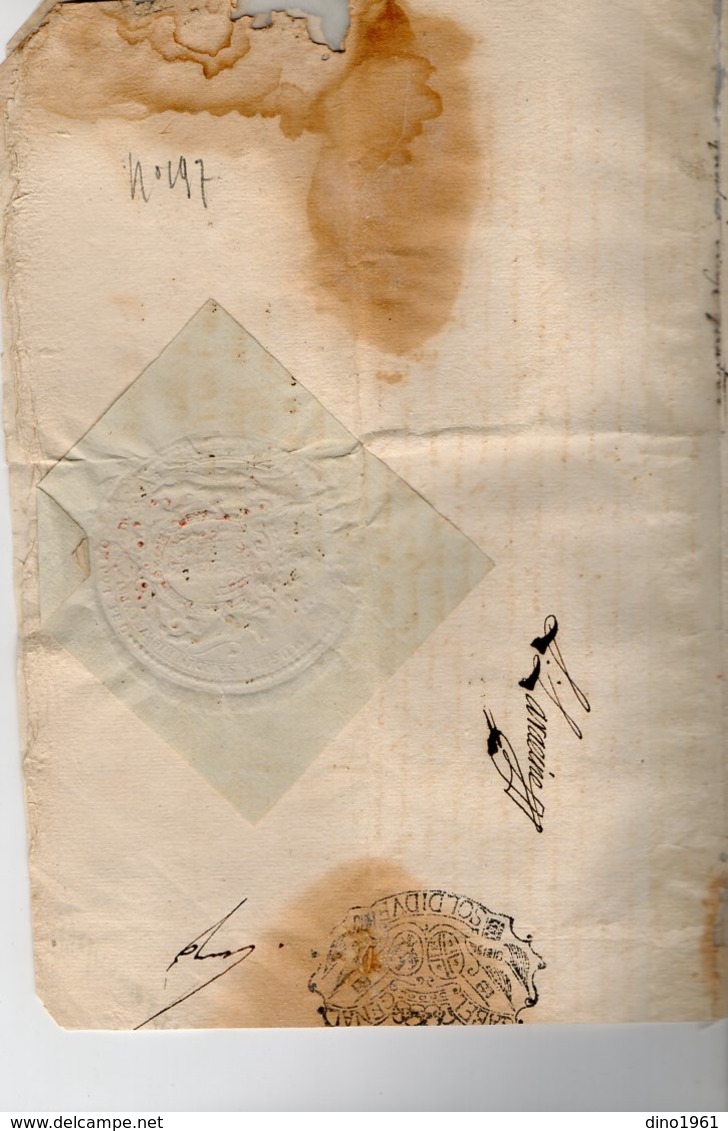 VP14.171 - TORINO -TURIN 1784 - 2 Documents Concernant Feu Le Notaire JACQUIER De TANINGES En FAUCIGNY Décédé à CHAMBERY - Manuscrits