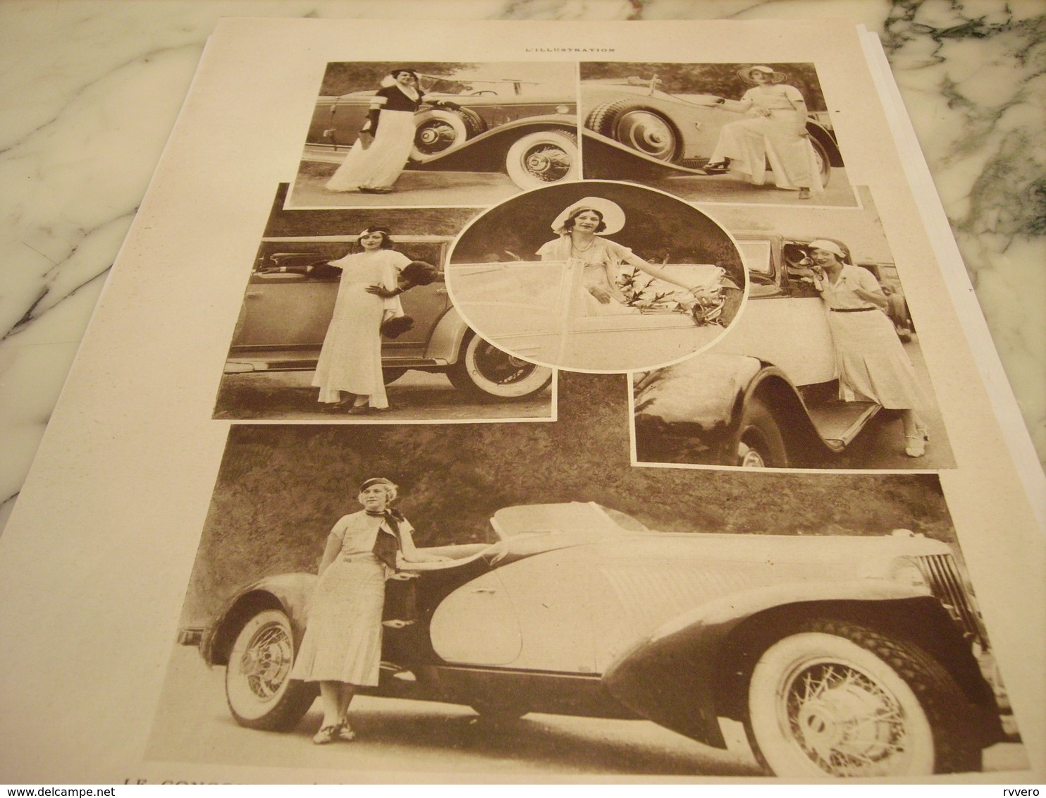 ANCIENNE PUBLICITE CONCOURS D ELEGANCES AUTOMOBILE BOIS DE BOULOGNE 1931 - Cars