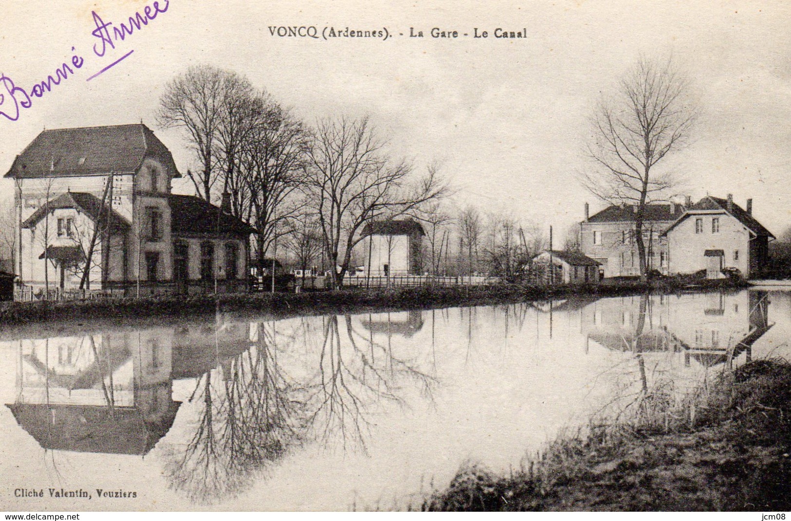 Voncq La Gare Le Canal - Autres & Non Classés