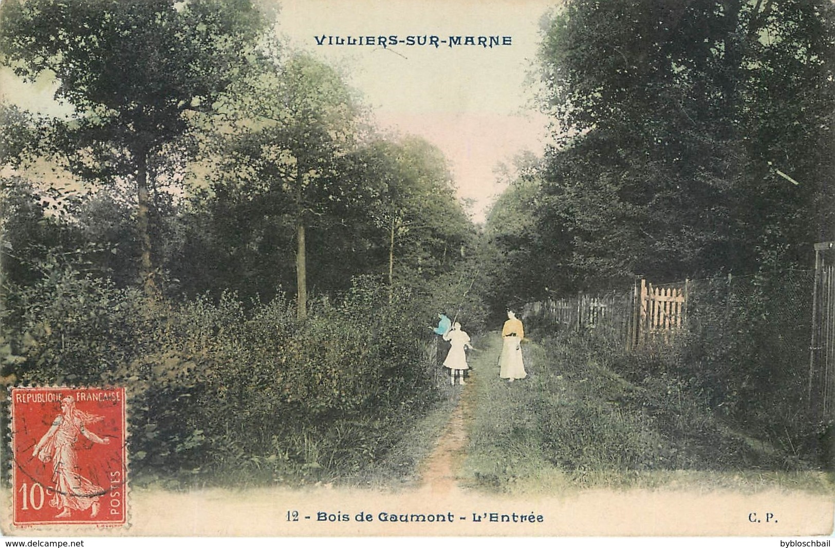 CPA 94 Val De Marne Villiers Sur Marne Bois De Gaumont L'Entrée - Villiers Sur Marne