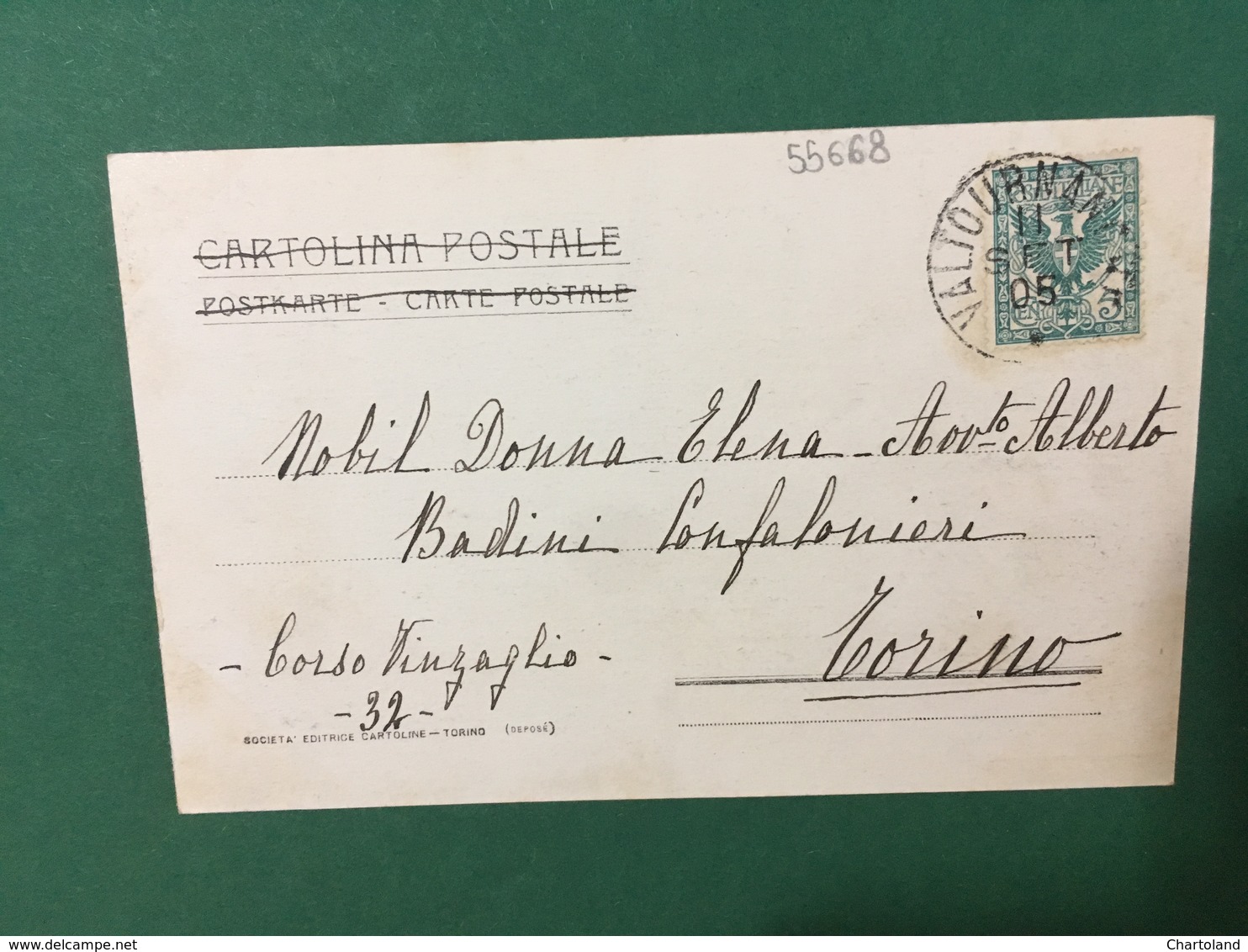 Cartolina Valturnanche - Borgata Crepin - 1905 - Altri & Non Classificati