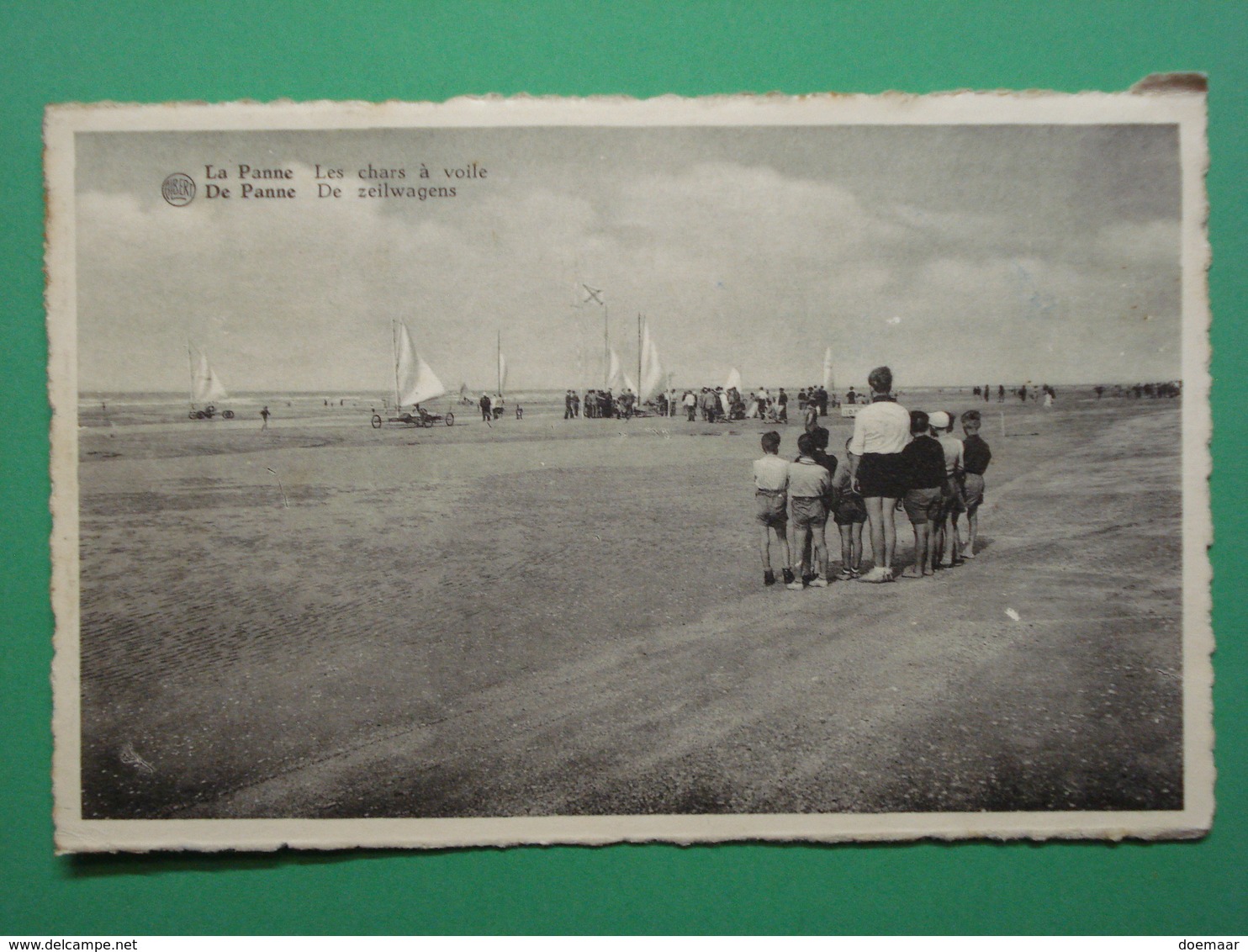 BE1892 Veurne La Panne Les Chars A Voile De Panne De Zeilwagen - Veurne