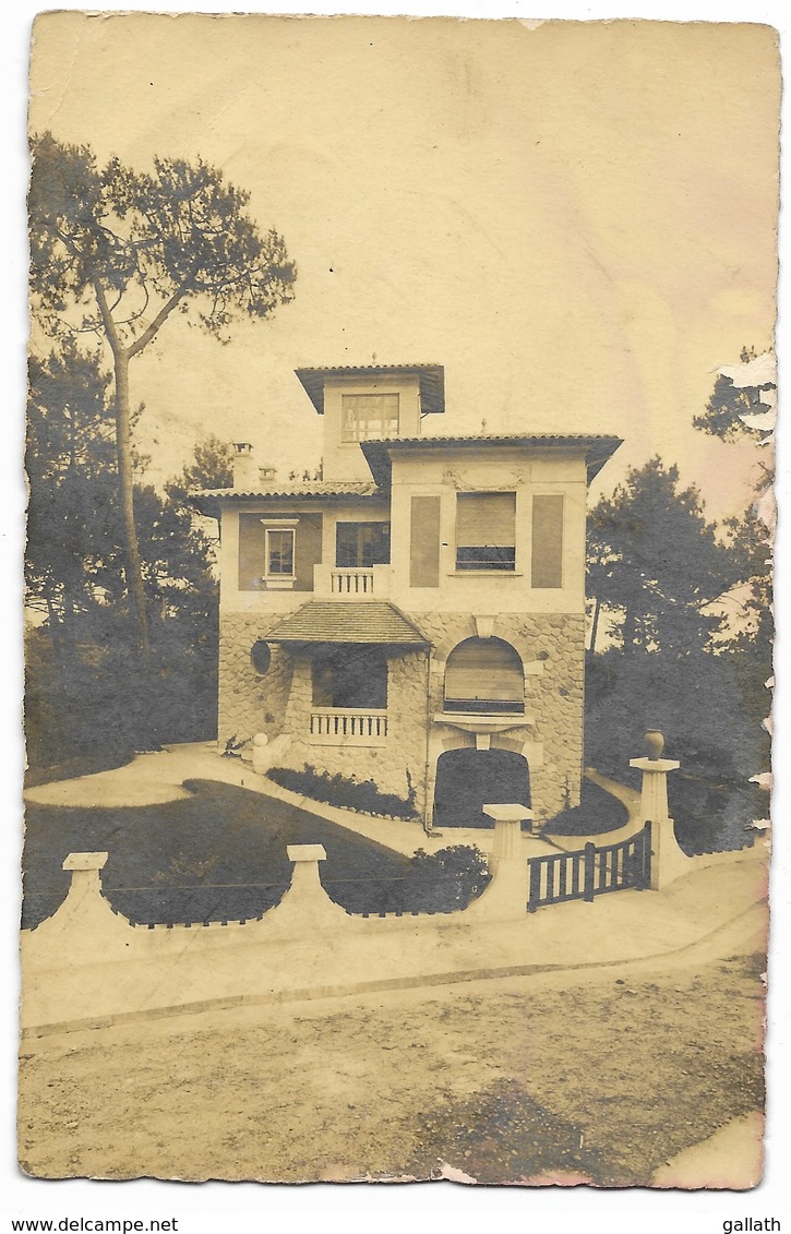 33-ARCACHON-CARTE PHOTO-Villa à Identifier... (défauts)  (G. MOULS) - Arcachon