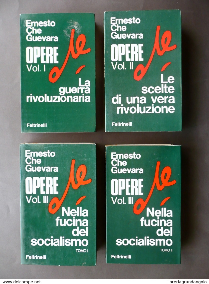 Ernesto Che Guevara Opere Feltrinelli Milano 1968-69 3 Volumi 4 Tomi Completo - Non Classificati