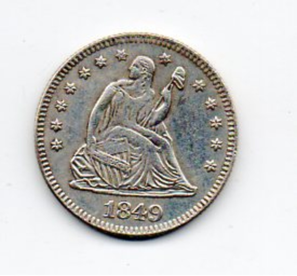 USA : 25 Cts 1849 - 1838-1891: Seated Liberty (Liberté Assise)