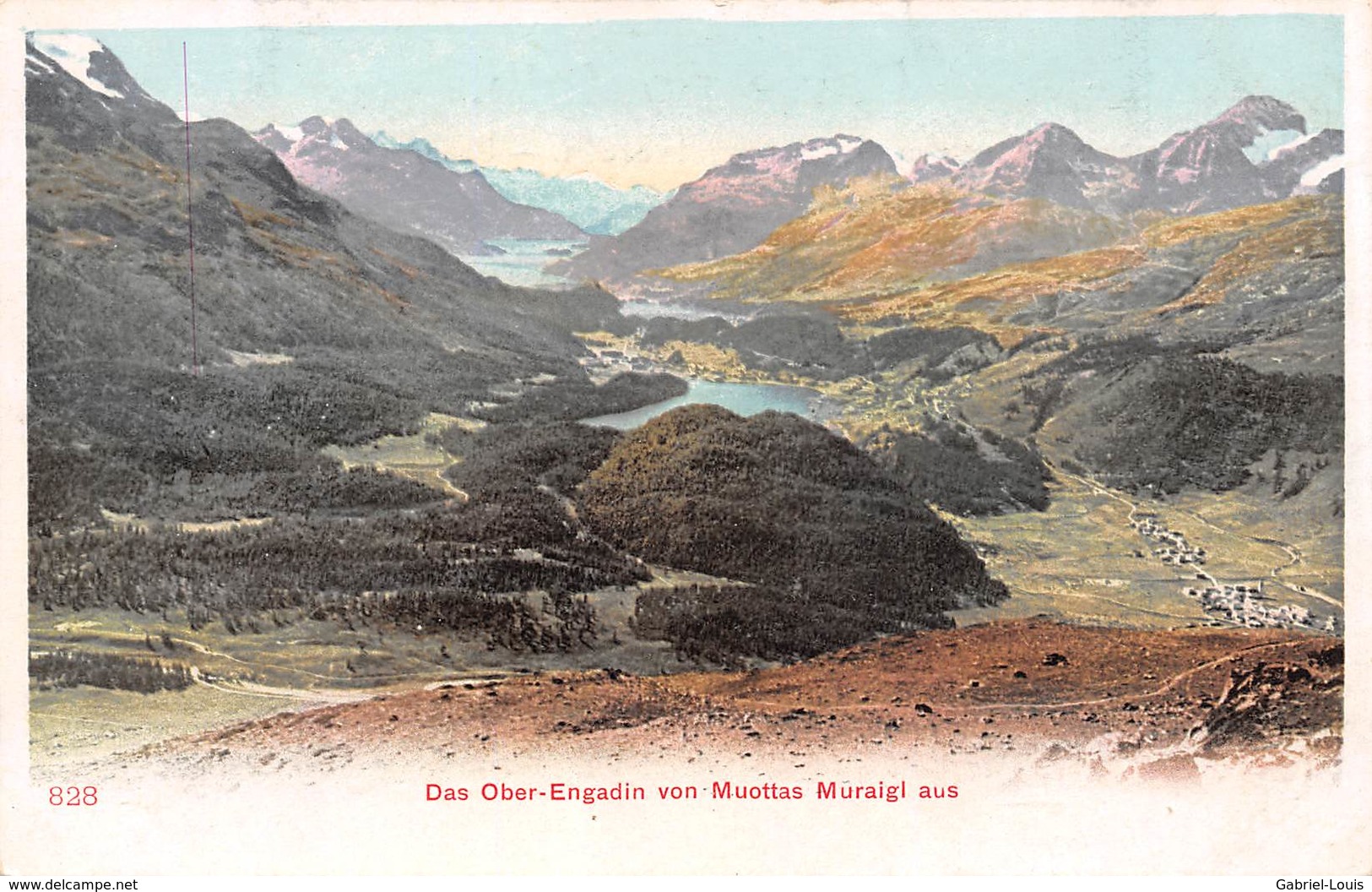 Roseg-U. Tschiervagletscher- Samedan - Litho - Non Circulé - Tschierv