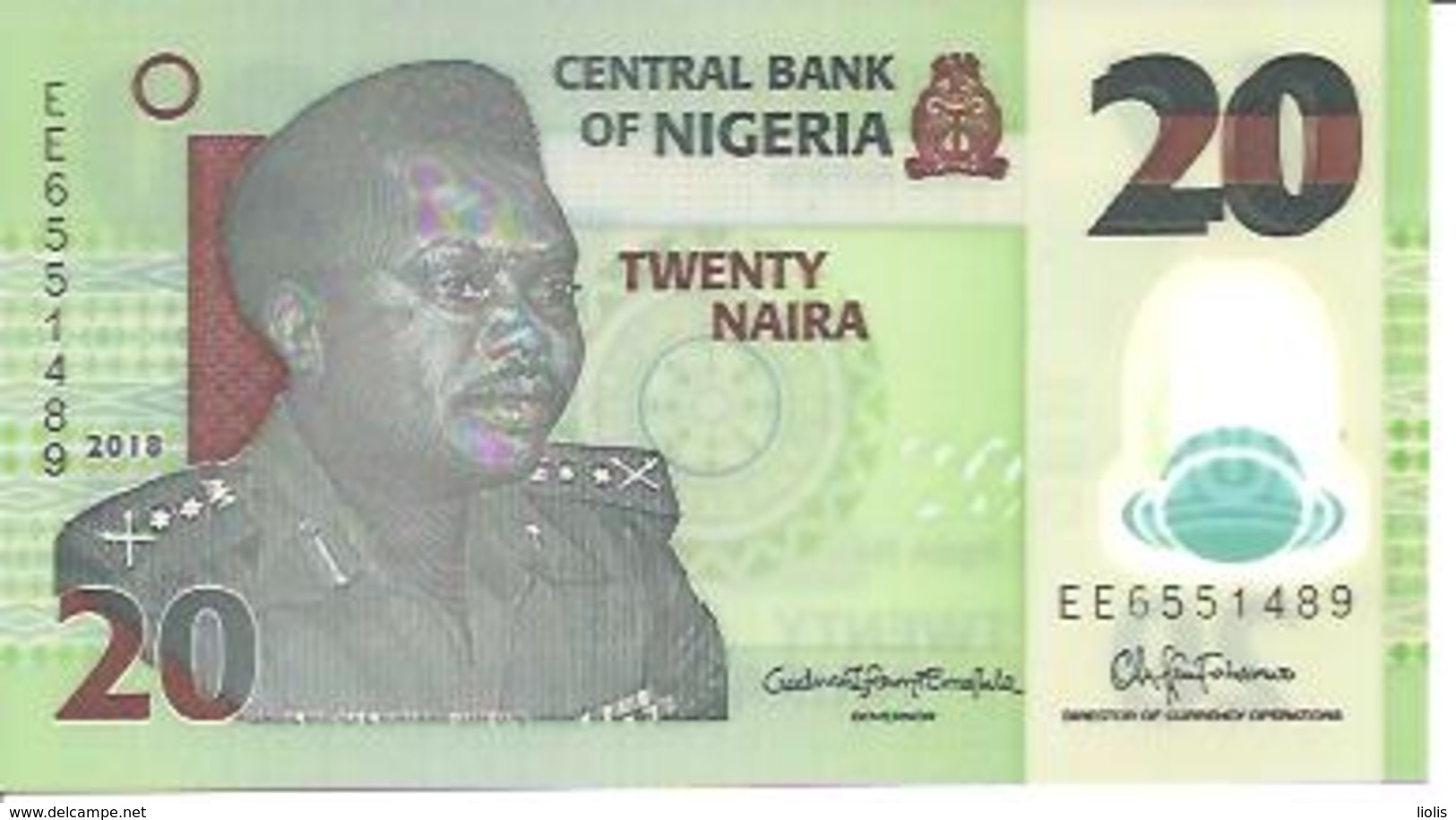 Nigeria   New  20 Naira  2018  UNC - Nigeria