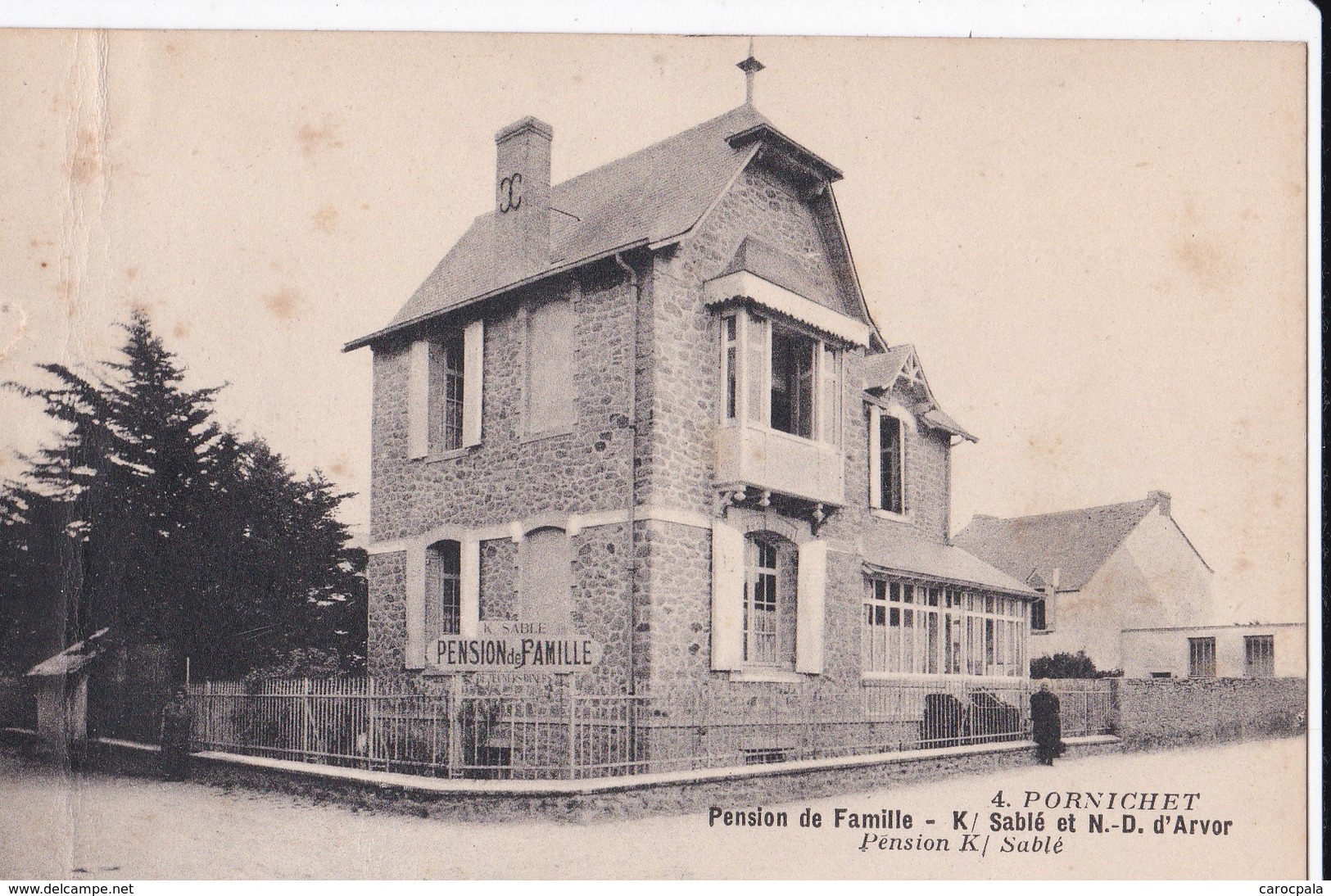 Carte 1920 PORNICHET /PENSON DE FAMILLE  K/ SABLE ET N-D D'ARVOR - Pornichet