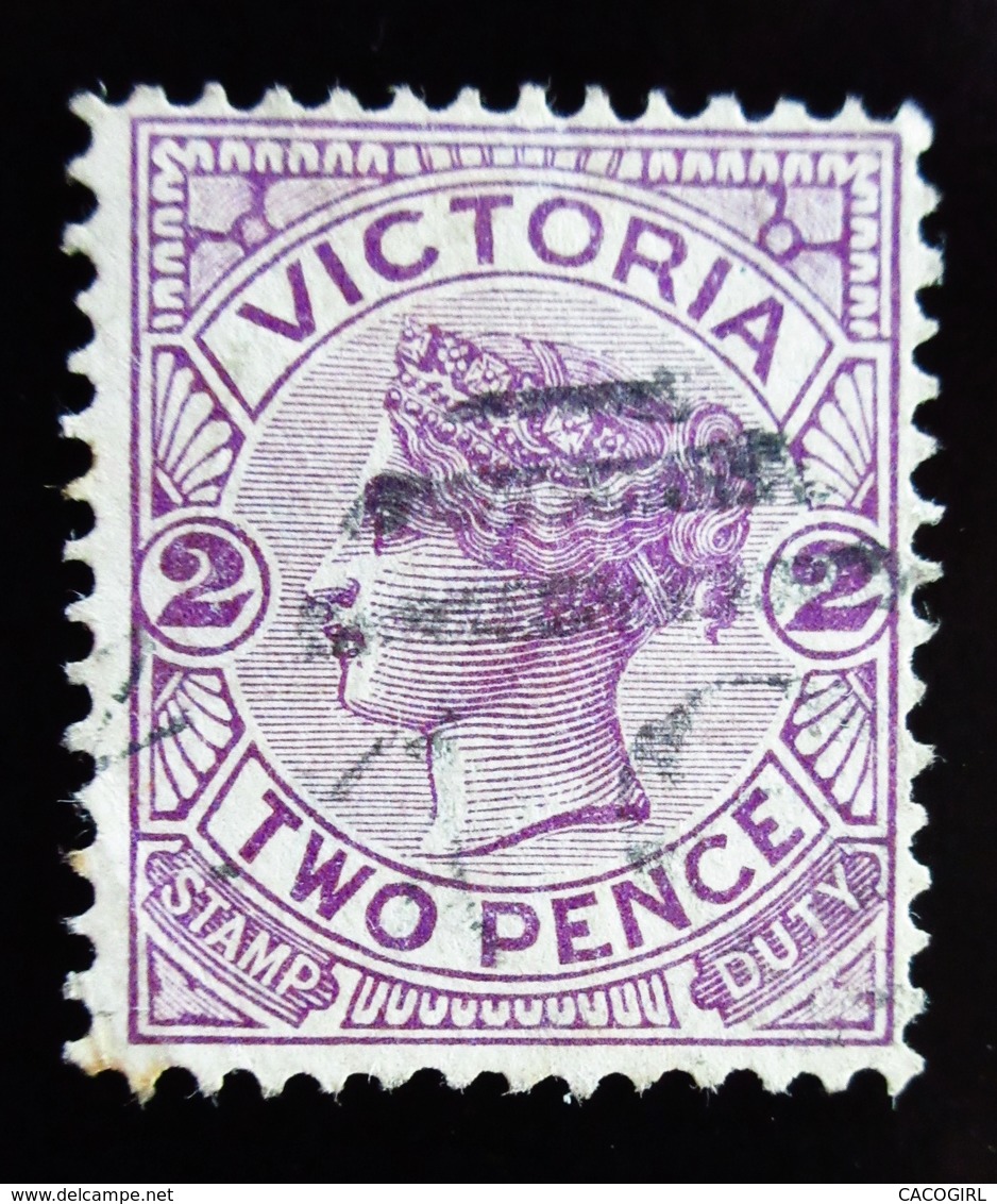 1885 Australie Victoria Mi 92a. Queen Victoria . Oblitéré - Oblitérés