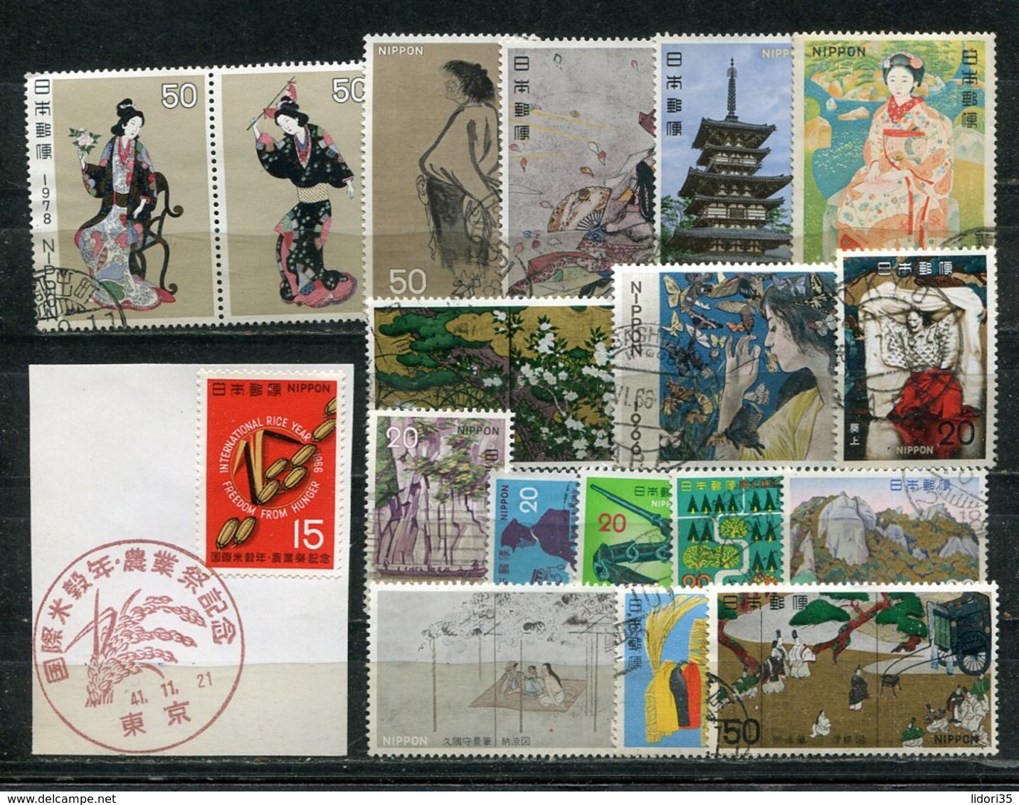 Japan / Lot Mit Verschiedenen Werten O (5/015) - Lots & Kiloware (mixtures) - Max. 999 Stamps