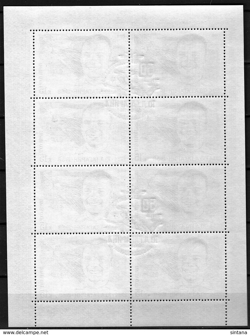 Sowjetunion/Russia 1984 Mi.5361 Kleinbogen Gagarin/ Sc.5231a M/S Cosmonaut - Space Gestempelt/used - Blocks & Sheetlets & Panes