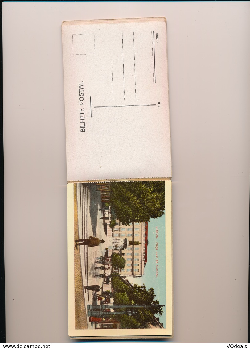 CPA - Portugal - Lisboa - Album N°2 - Souvenir Lisboa - 10 Cartes