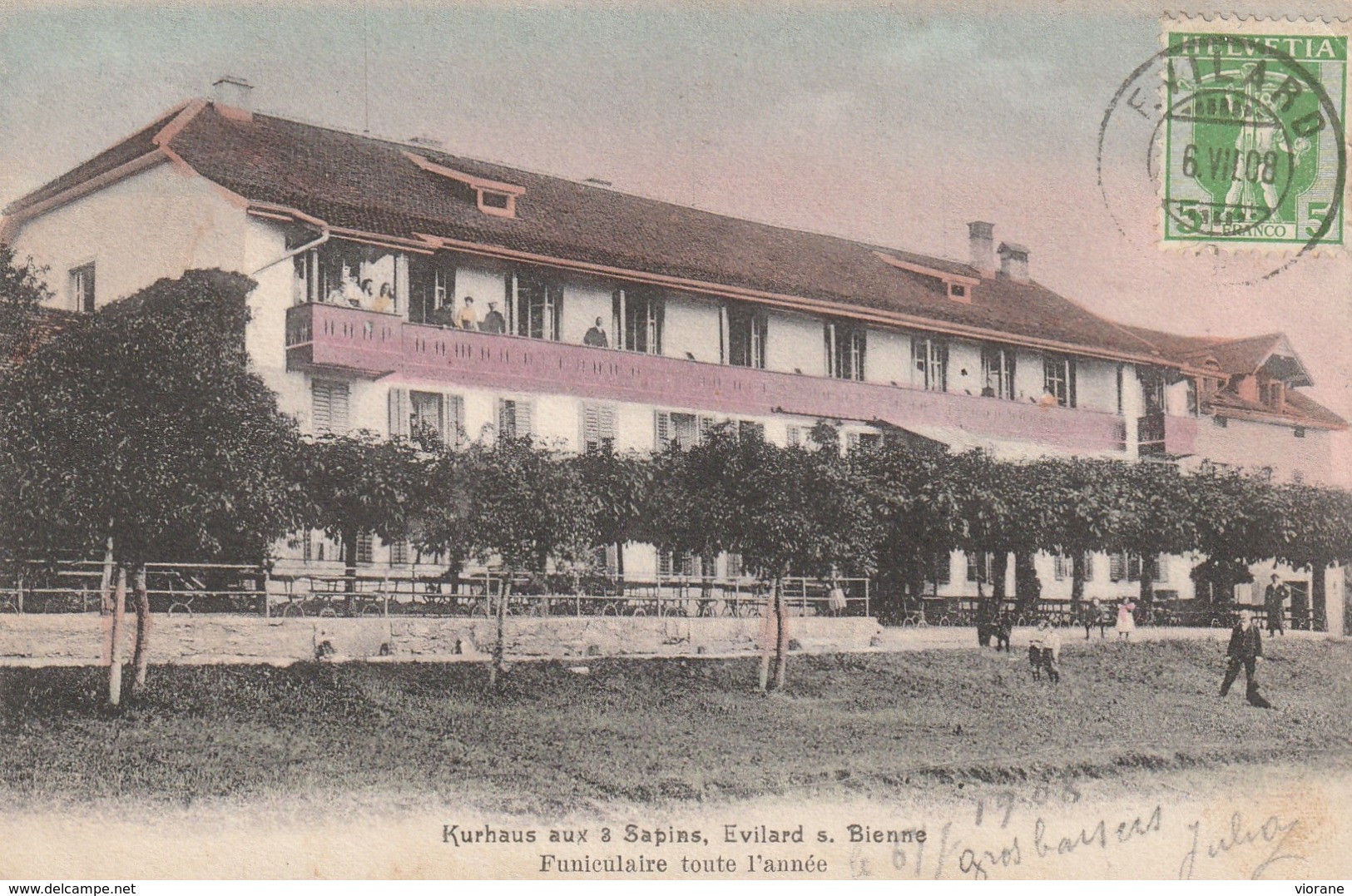 Kurhaus Aux 8 Sapins, Evilard S. Bienne - Funiculaire Toute L'année - Bienne