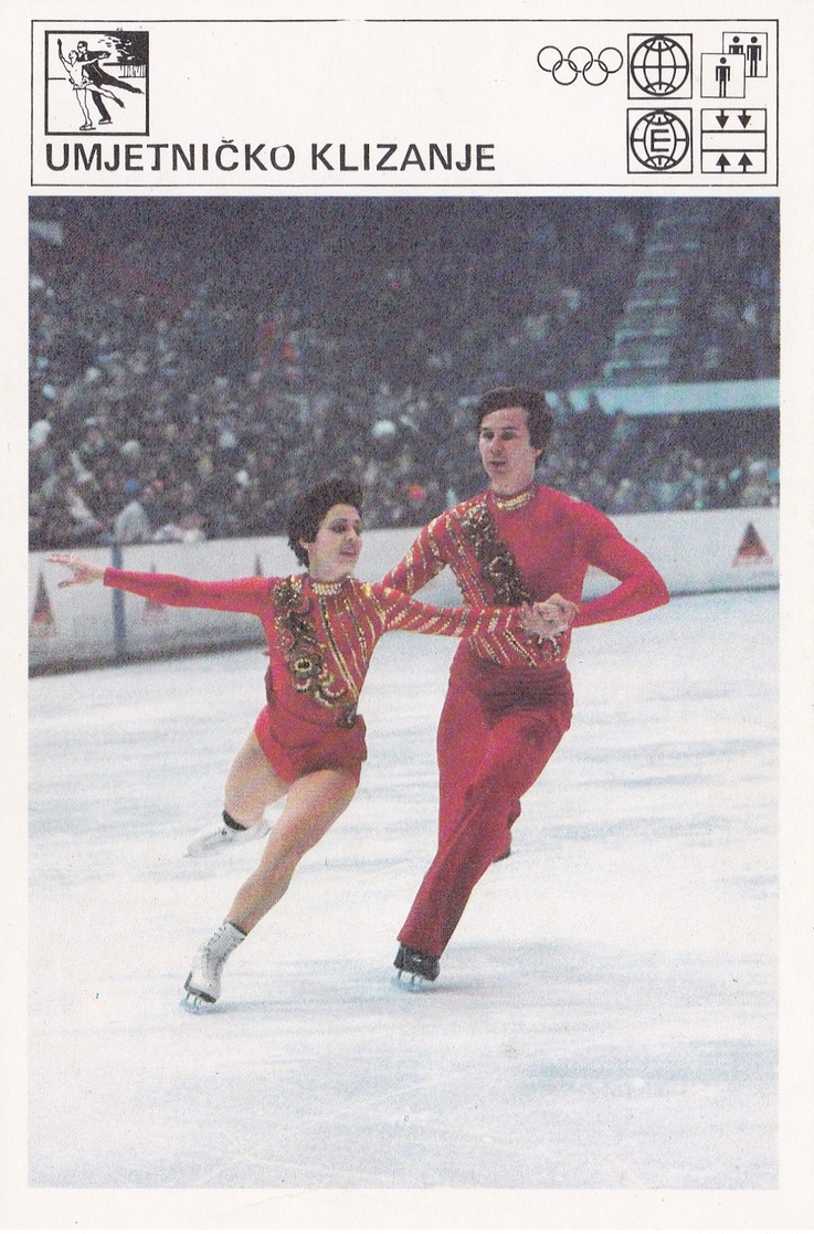 ICE SKATING CARD-SVIJET SPORTA (B415) - Olympic Games