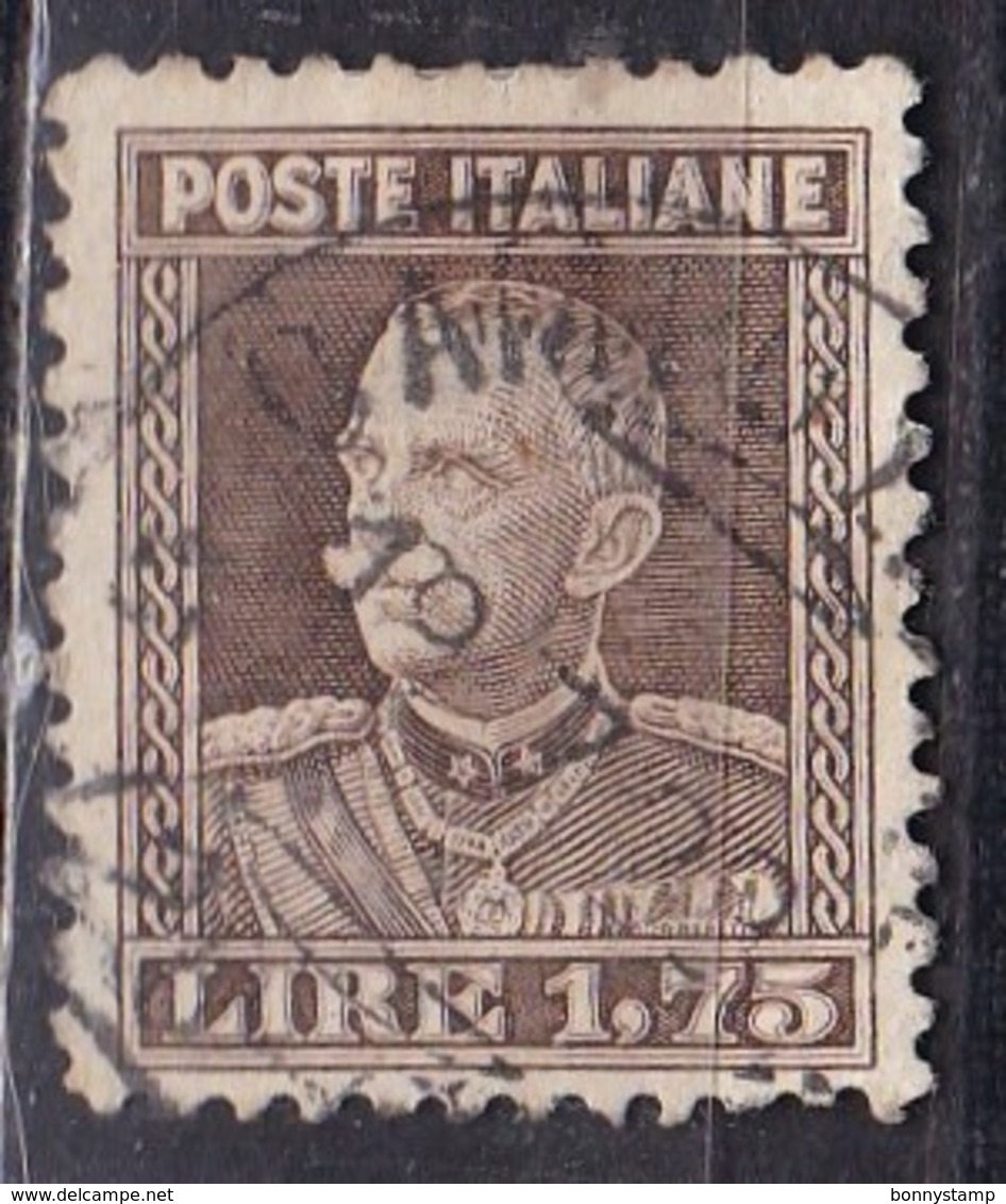 Regno D'Italia, 1927 - 1,75 Lire Vittorio Emanuele III° - Nr.214 Usato° - Usati