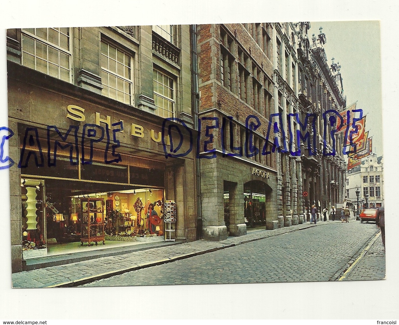 Bruxelles. Vue Sur Les Magasins SHIBUI Le Spécialiste De L'Extrême Orient. Rue De La Colline. NELS. Edit. Thill - Autres & Non Classés