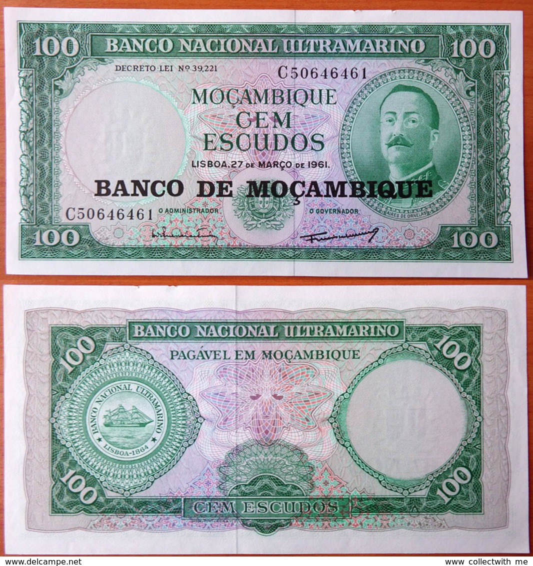 Mozambique 100 Escudos 1976 UNC- - Mozambique