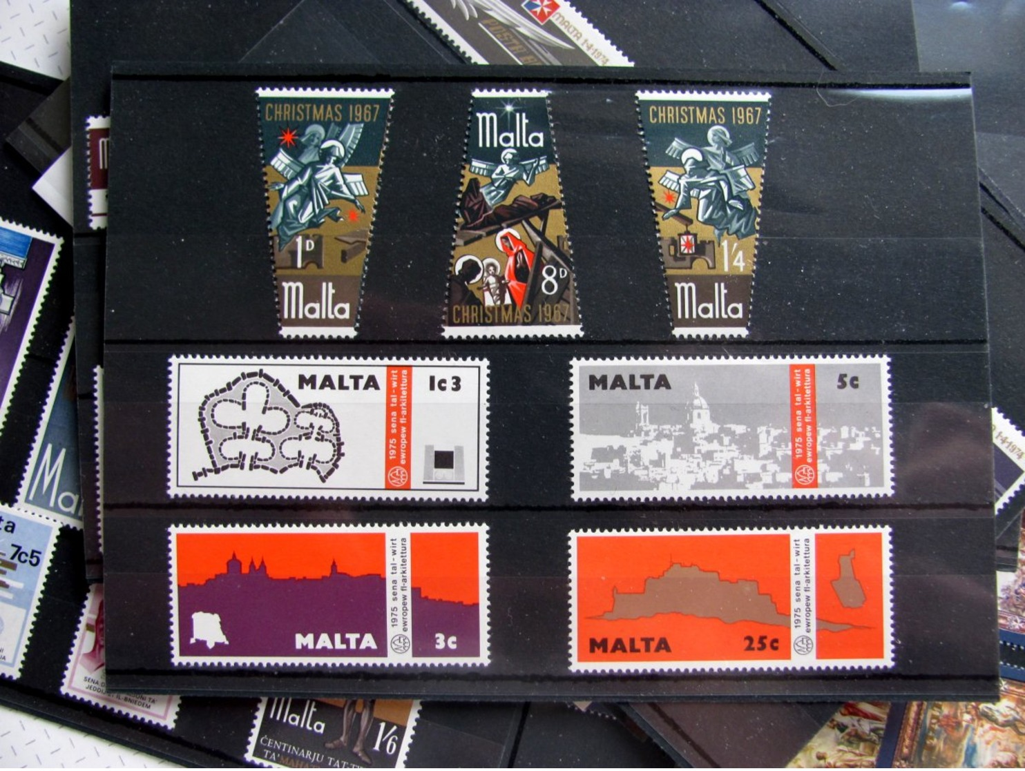 Stamps MNH Malta ** + MS