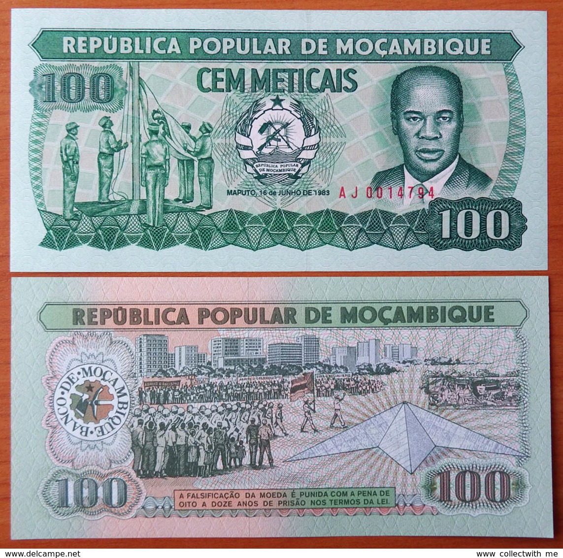 Mozambique 100 Meticais 1983 UNC - Mozambique