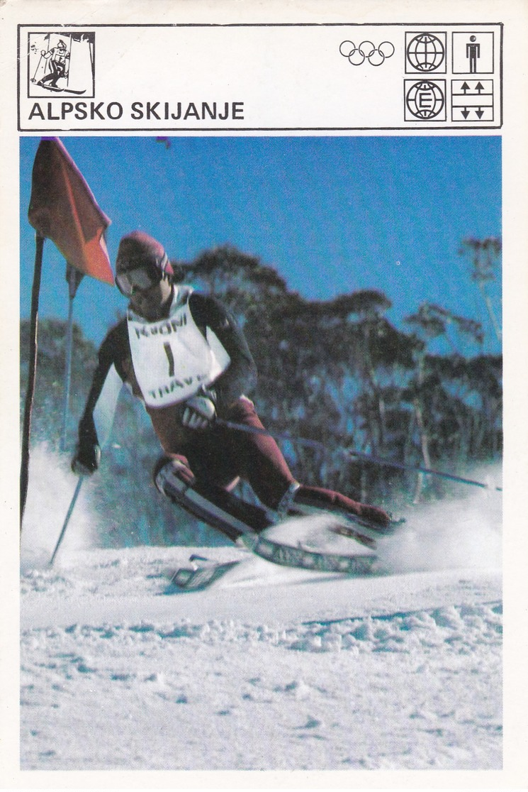 APLS SKIING CARD-SVIJET SPORTA (B446) - Winter Sports
