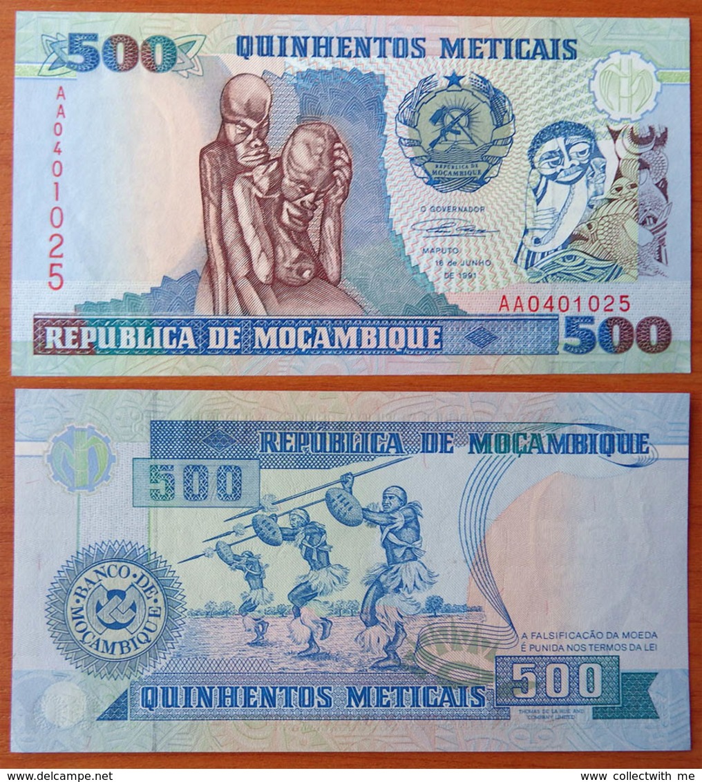 Mozambique 500 Meticais 1991 UNC - Mozambique