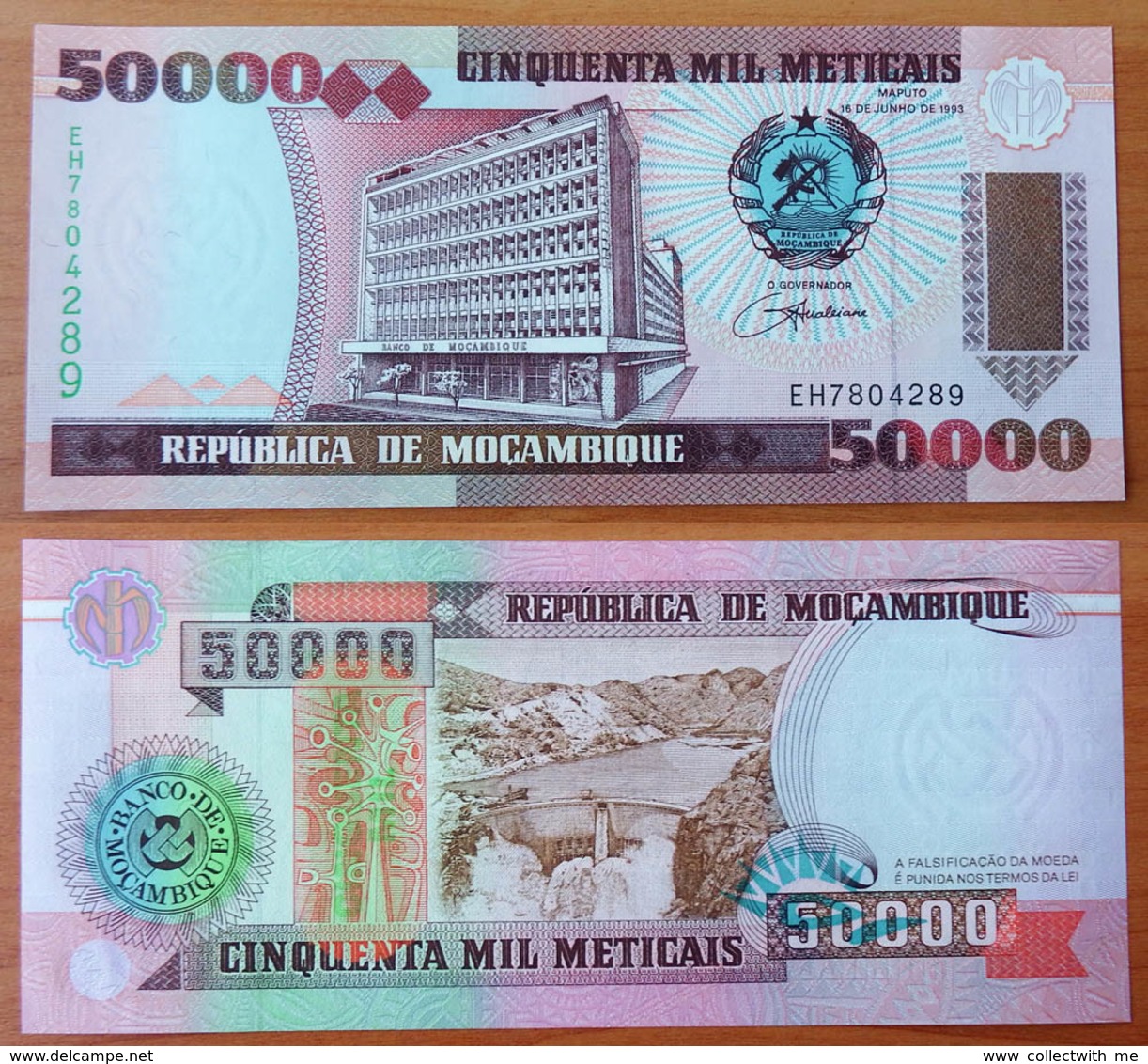 Mozambique 50000 Meticais 1993 UNC - Mozambique