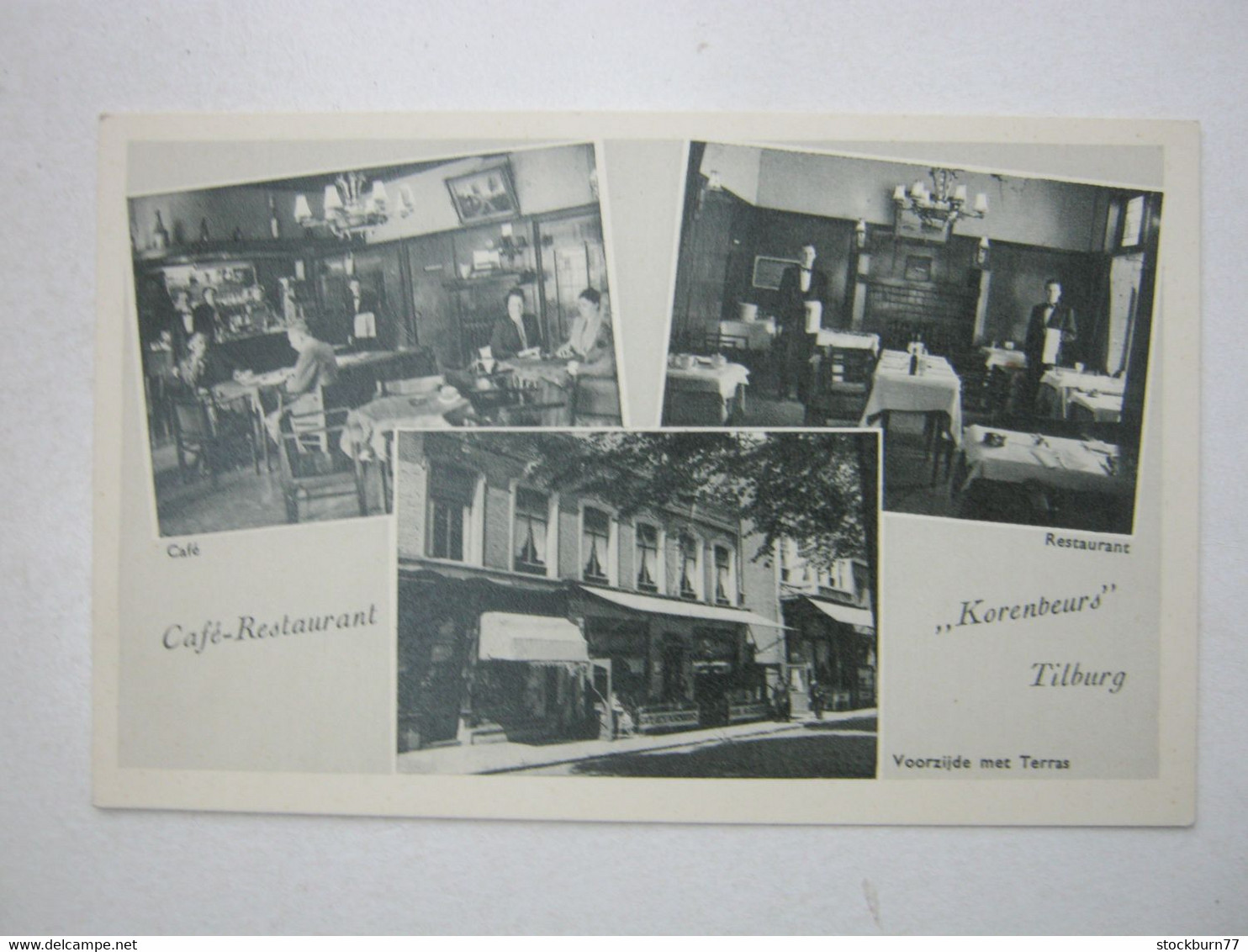 TILBURG , Cafe,  Briefkaart - Tilburg