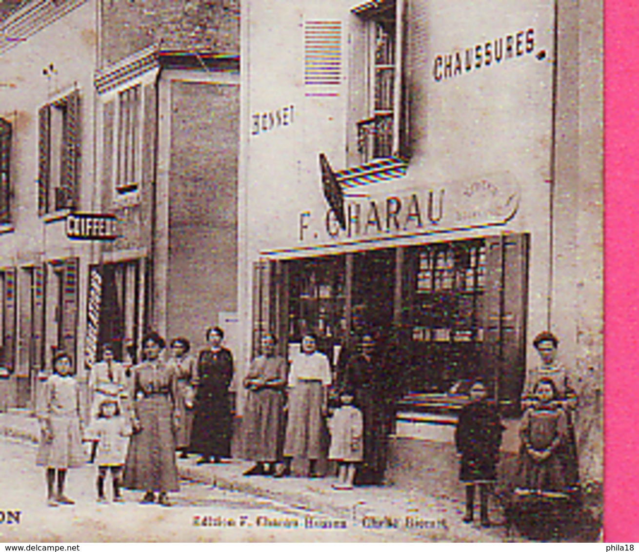 JAULGONNE MAISON F CHARAU HUSSON BONNET CHAUSSURES MERCERIE  COIFFEUR BELLE ANIMATION - Autres & Non Classés