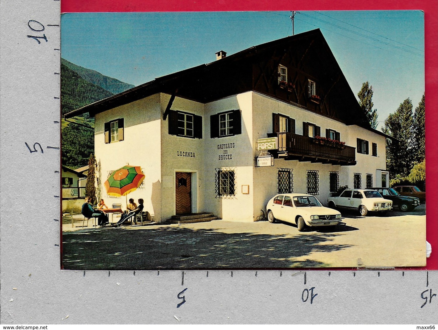 CARTOLINA VG ITALIA - NATURNO NATURNS Bei MERAN - Gasthof ZUR BRUCKE - 10 X 15 - ANN. 1978 - Bolzano