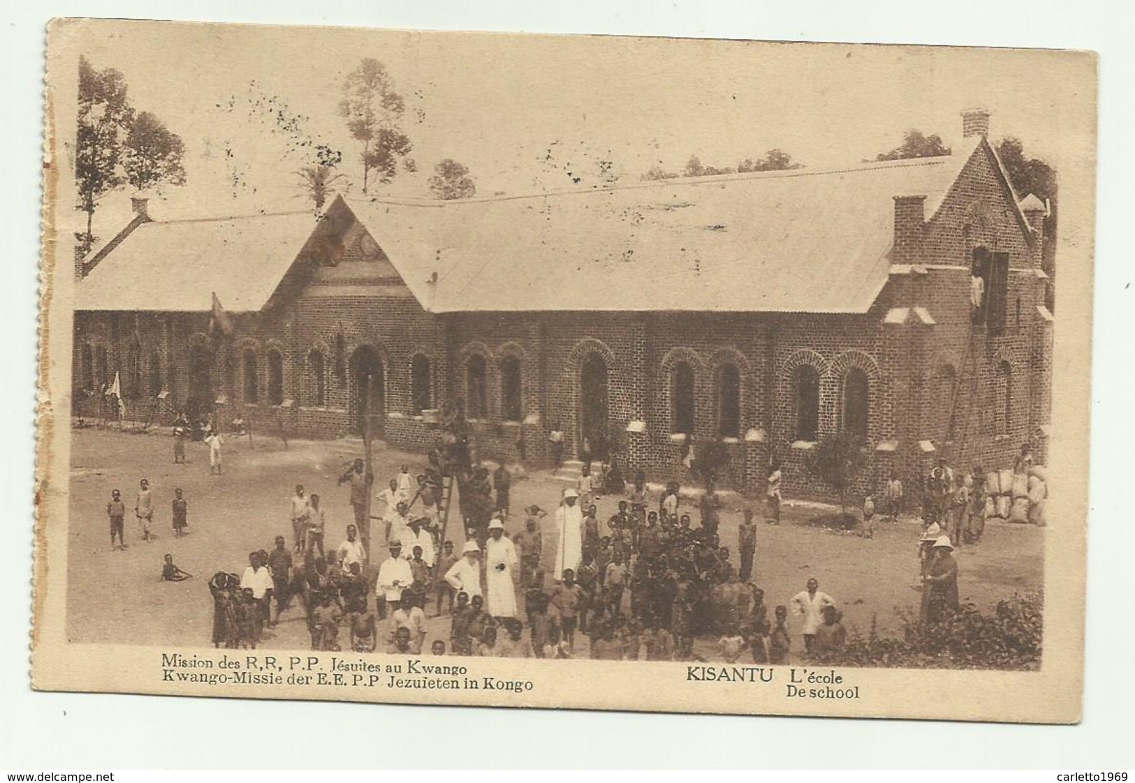 KISANTU - L'ECOLE DE SCHOOL - VIAGGIATA FP - Sonstige & Ohne Zuordnung