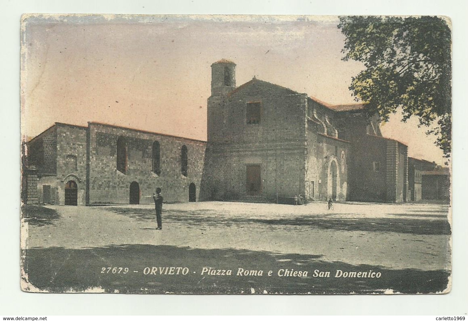 ORVIETO - PIAZZA ROMA E CHIESA SAN DOMENICO - NV FP - Terni