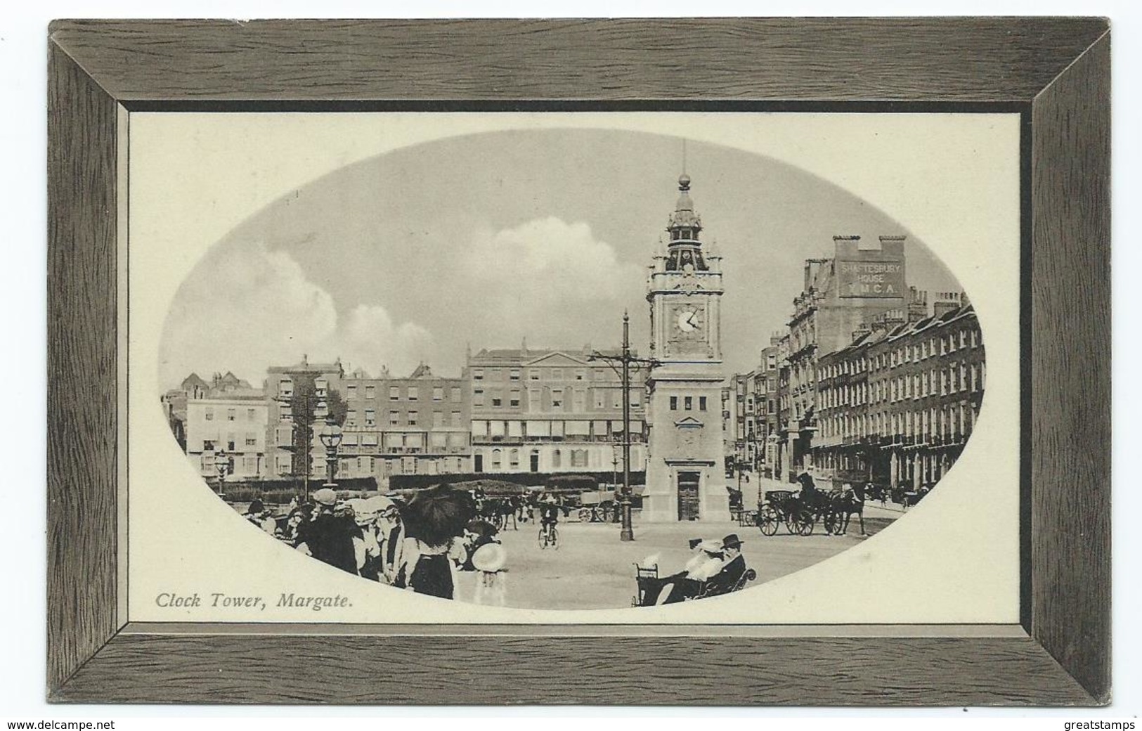 Kent  Postcard Margate Clock Tower .publ. H.s. Margate Posted 1910 - Margate