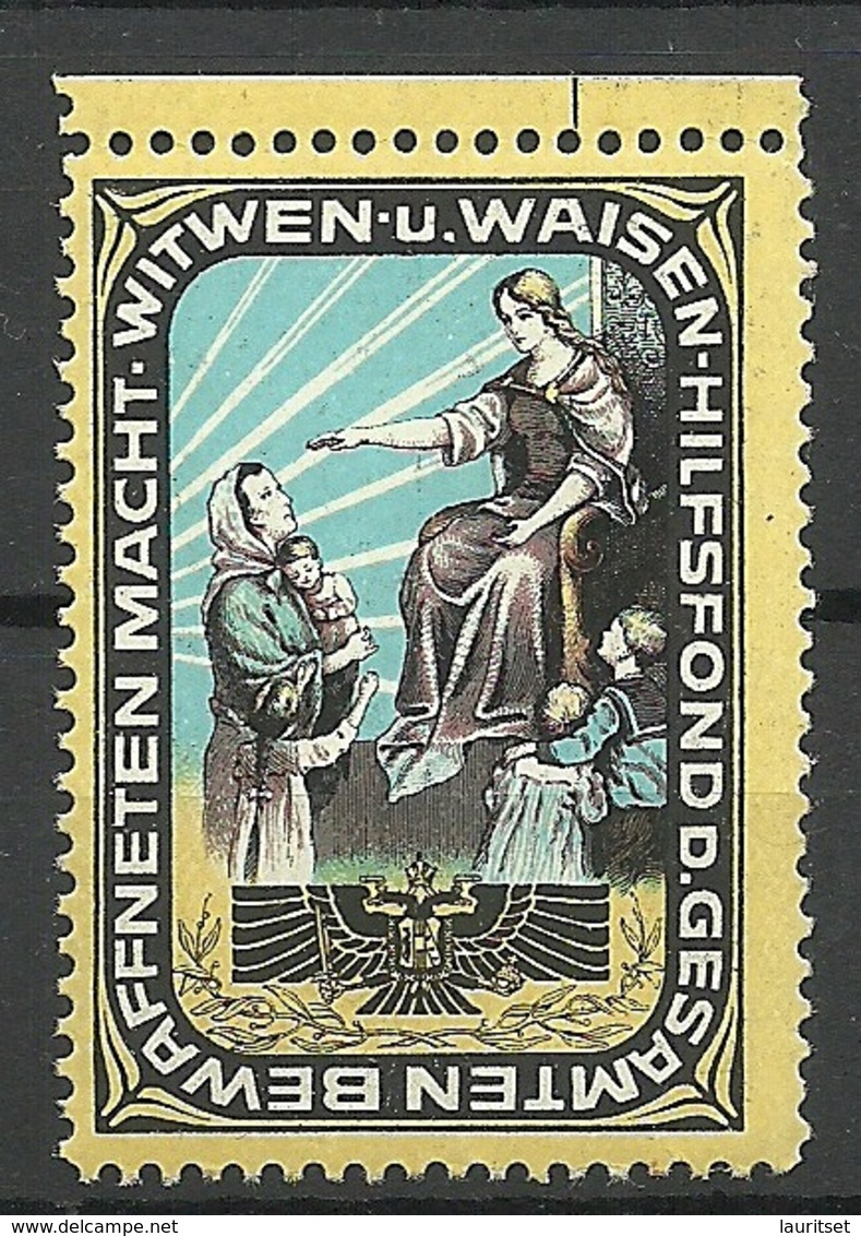 Germay Or Austria Weisenhilfsfond Charity Wohlfahrt Vignette Asyl MNH - Vignetten (Erinnophilie)