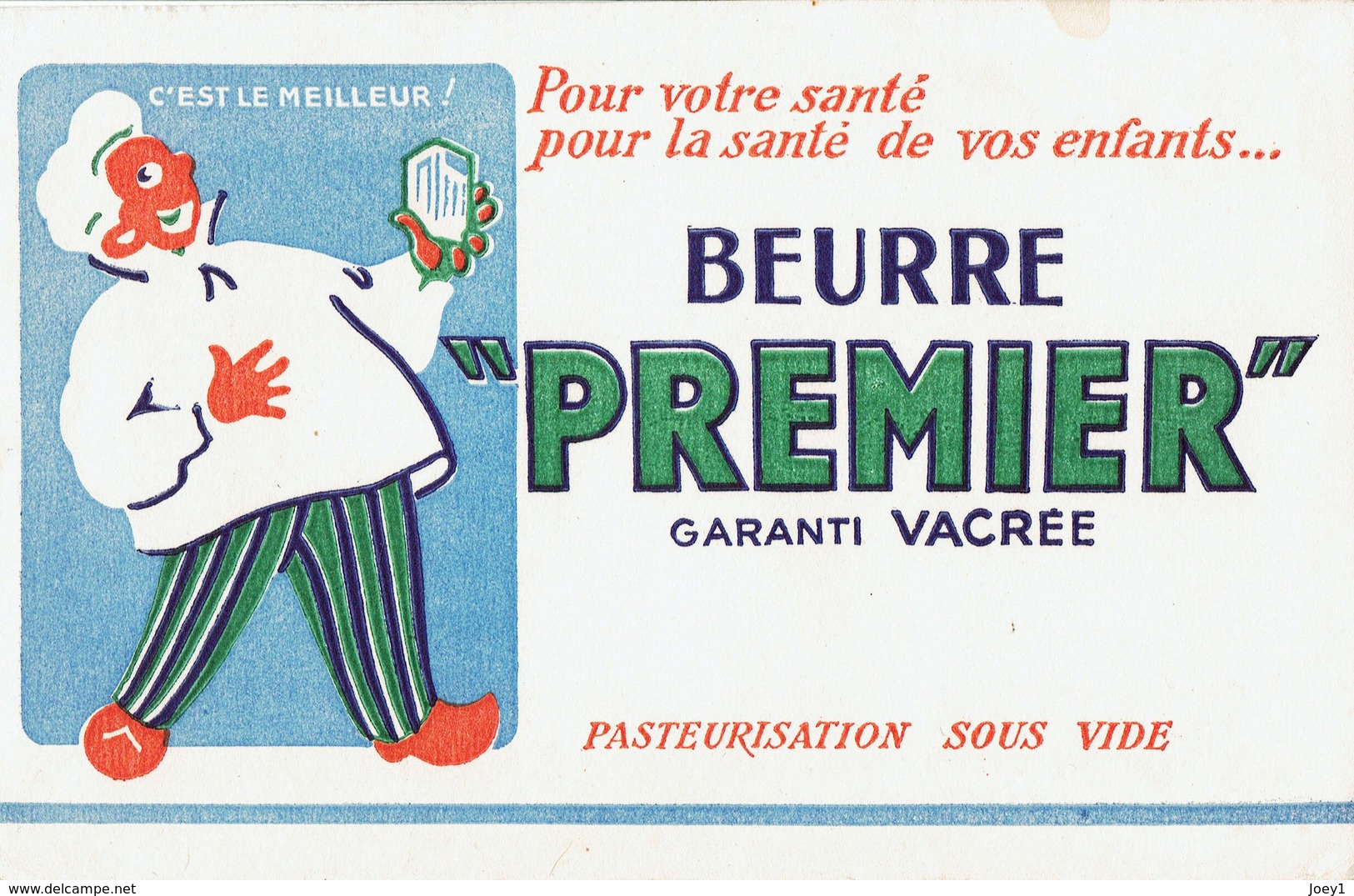 Lot de 11 buvards numéro 7