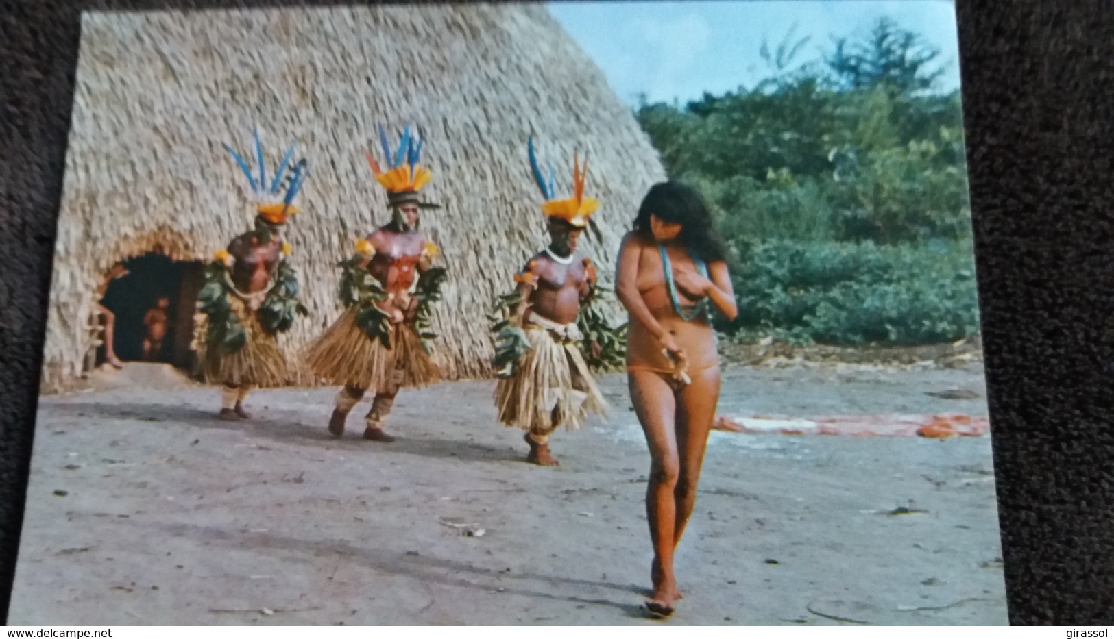 CPSM NU FEMMES NUES BRASIL NATIVO DANSA RITUAL YAMARICUMA  TRUMAI XINGU INDIENNES PHOTO JESCO AUTRE - Other & Unclassified