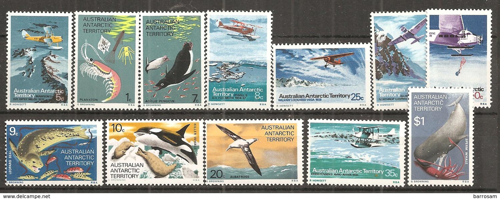 AustralianAntarctica1973: 23-34mnh** - Other & Unclassified