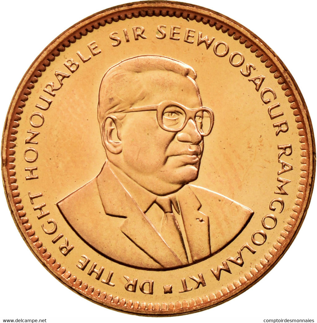 Monnaie, Mauritius, 5 Cents, 1999, SPL, Copper Plated Steel, KM:52 - Mauritius