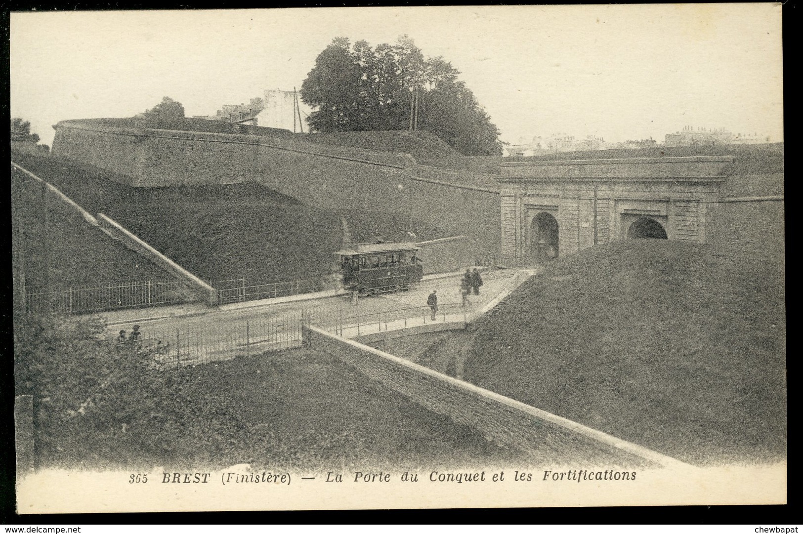 Brest - La Porte Du Conquet Et Les Fortifications - Brest