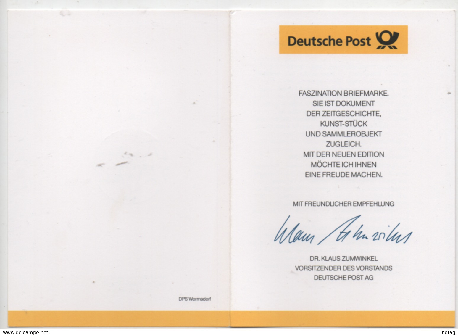 BRD 2004 Offizielle Ersttags Klappkarte MiNr 2400 "Erweiterung Der EU" Official FDC Folded Card - Other & Unclassified