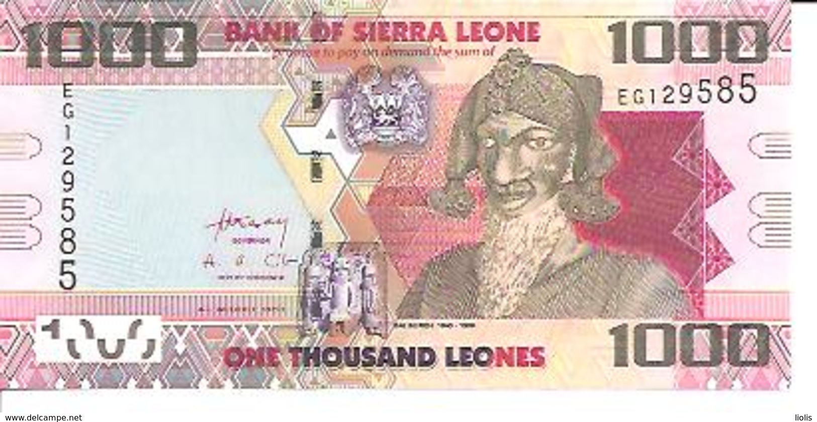 Sierra Leone  1000 Leones  2013 UNC - Sierra Leone