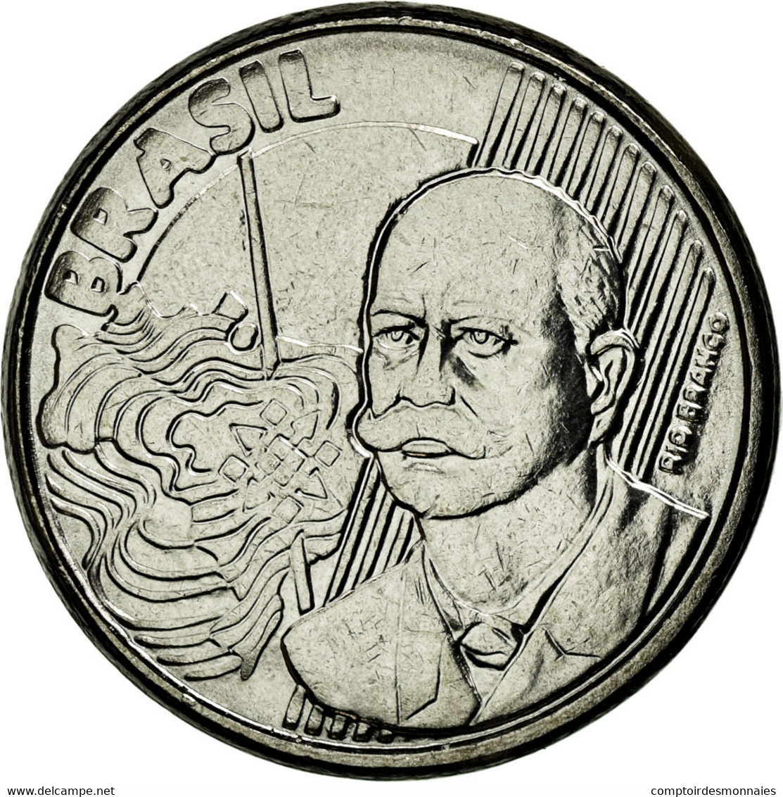 Monnaie, Brésil, 50 Centavos, 2008, SPL, Stainless Steel, KM:651a - Brasil
