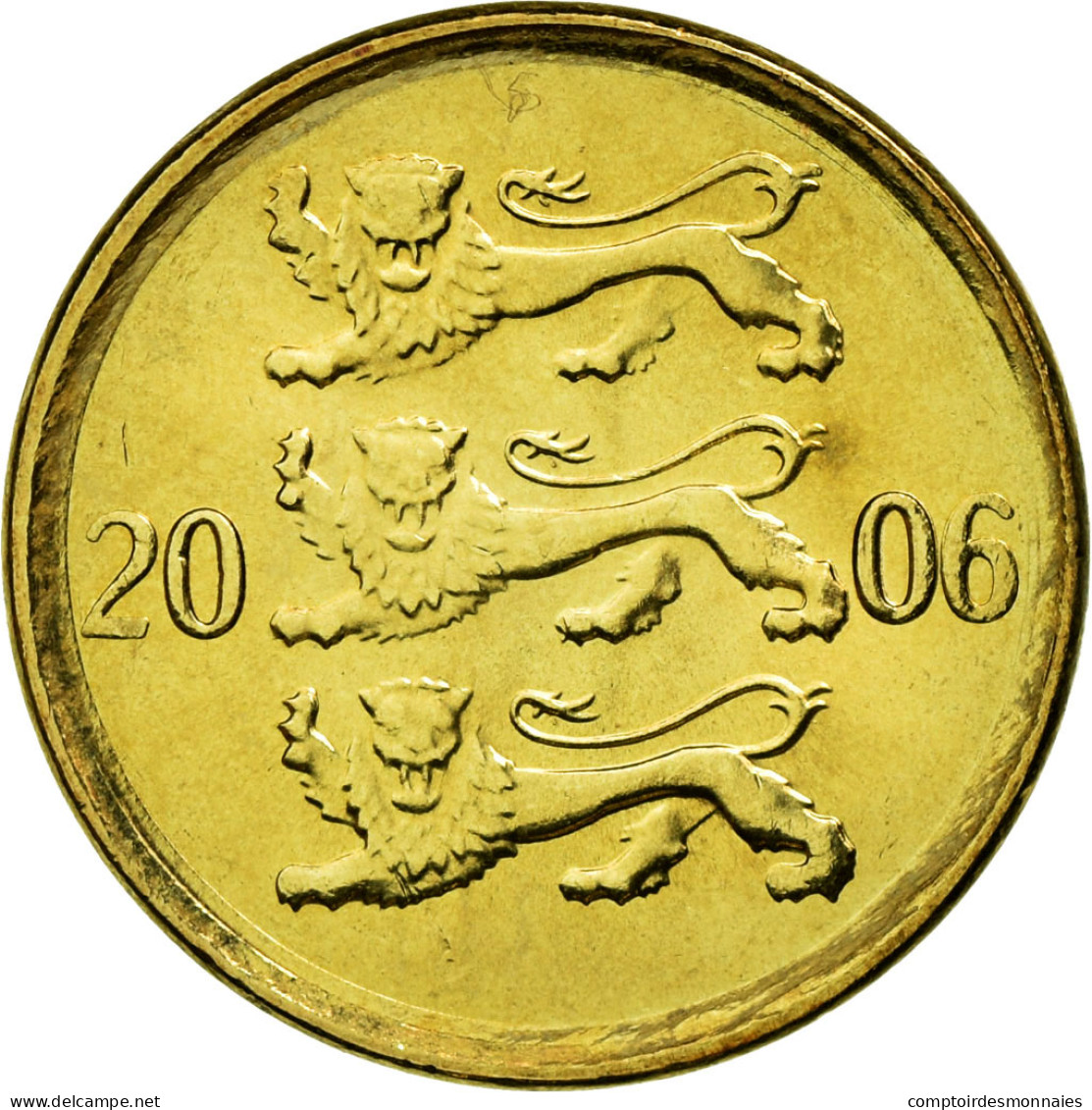 Monnaie, Estonia, 10 Senti, 2006, No Mint, SPL, Aluminum-Bronze, KM:22 - Estonia