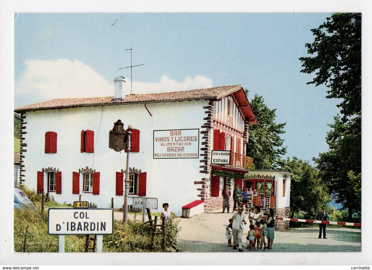 ESPAGNE - COL D'IBARDIN - Frontière - Venta Ibardin - Navarra (Pamplona)