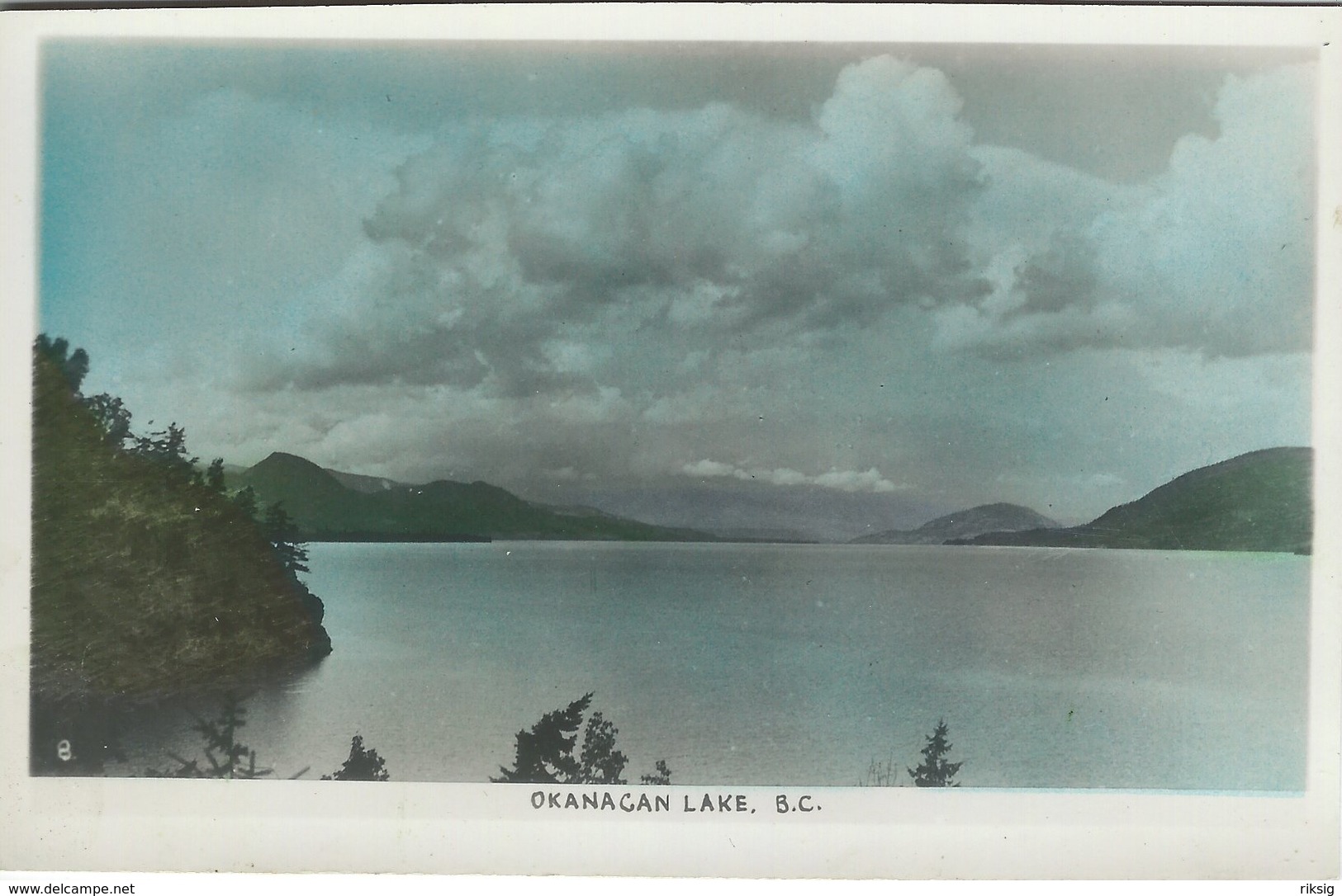 Okanagan Lake.   B.C. Canada.  S-4564 - Penticton