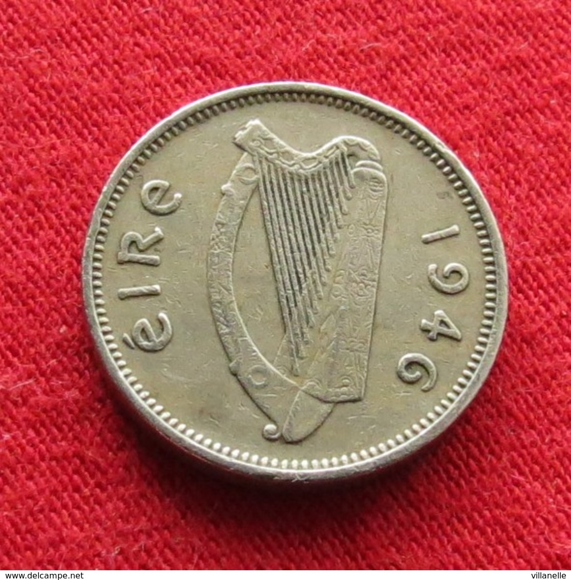 Ireland 3 Pence 1946 KM# 12a  *V2 Irlanda Irlande Ierland Eire - Irlande