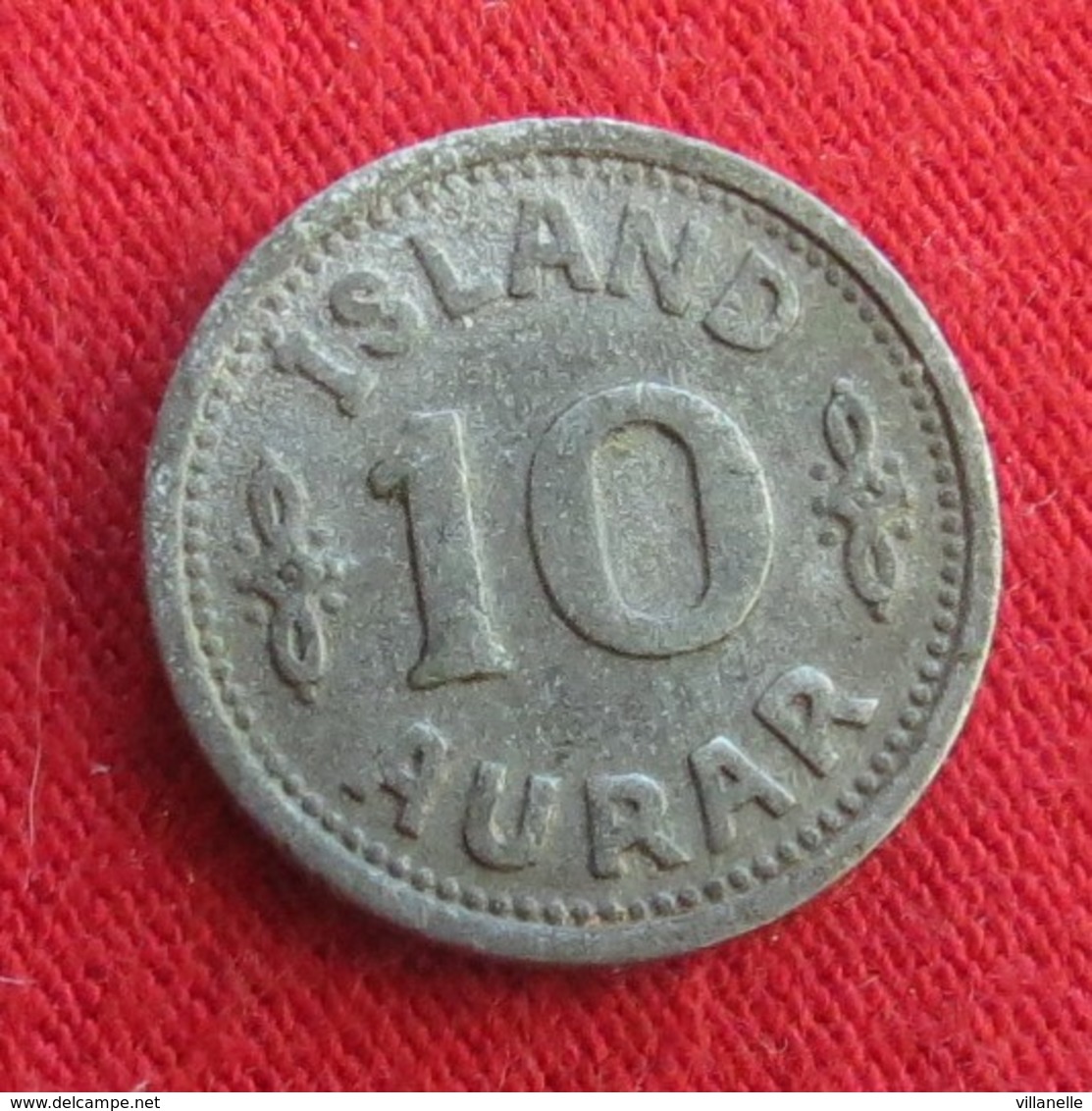 Iceland  10 Aurar 1942 KM# 1a  Islandia Islande Island Ijsland - Islande