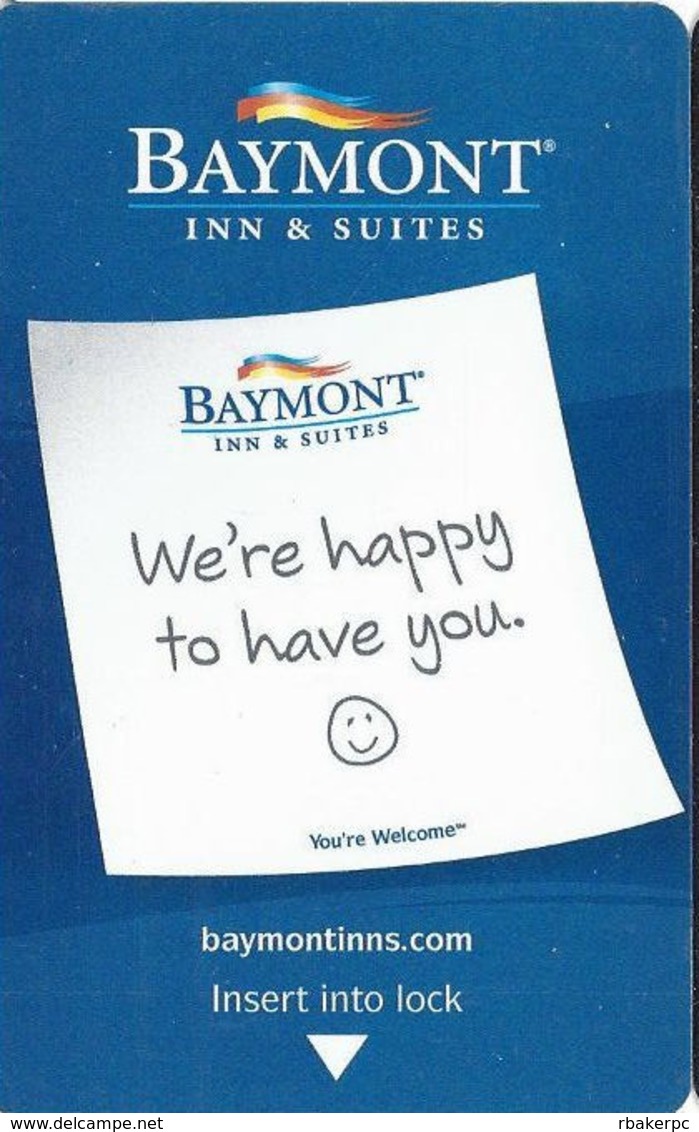 Baymont Inn & Suites - Hotel Room Key Card - Hotel Keycards